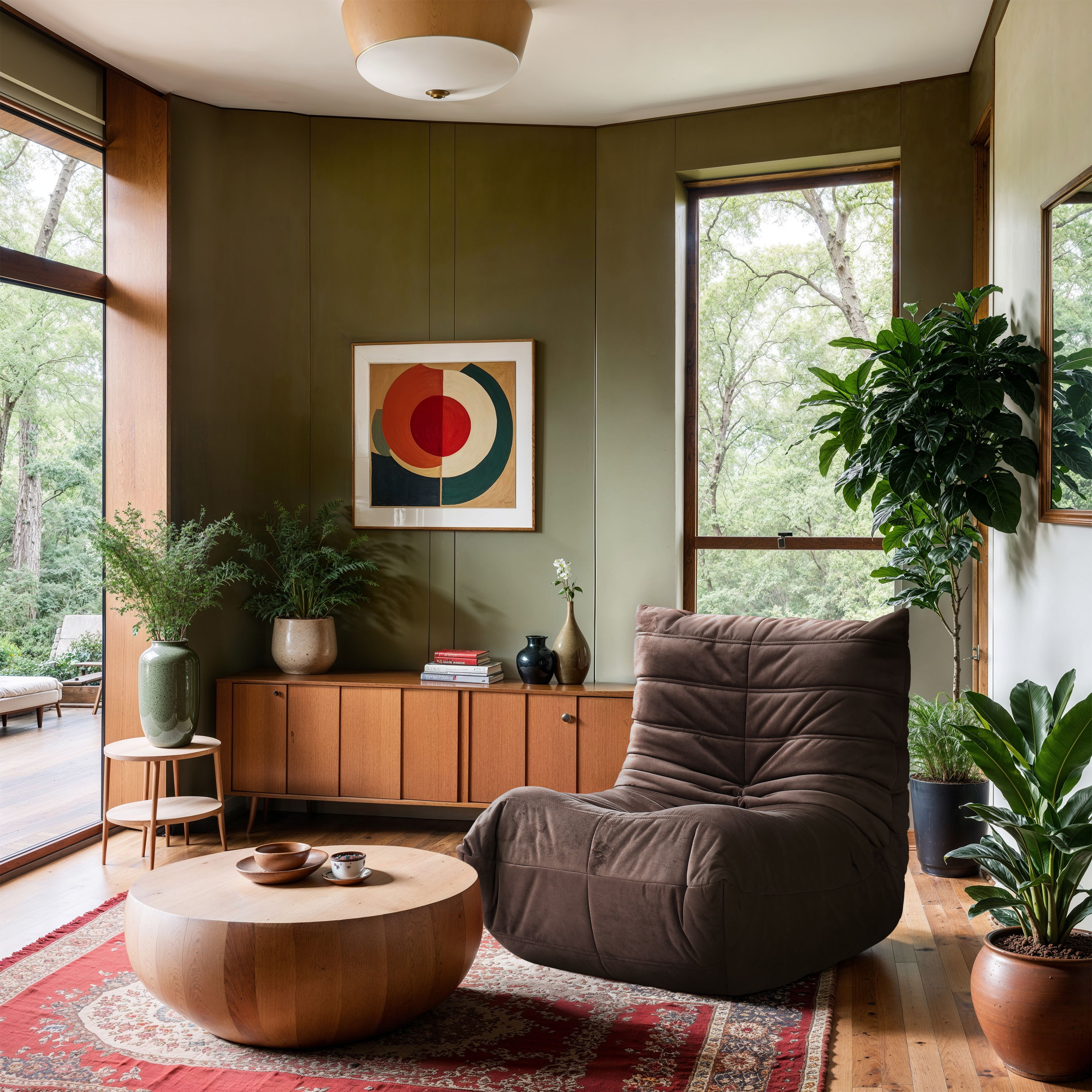 Relax - Velvet Upholstered Chair - Brown