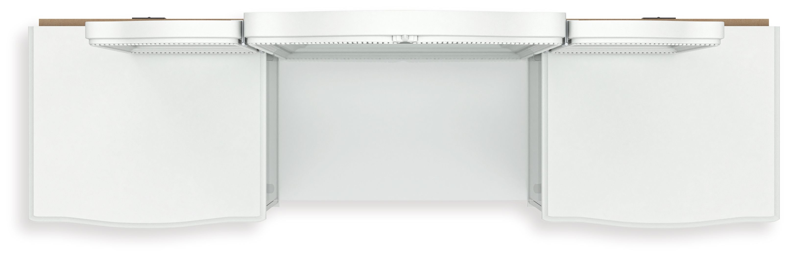 Ashley Furniture Kozlani - Vanity With Mirror - White - Image 10