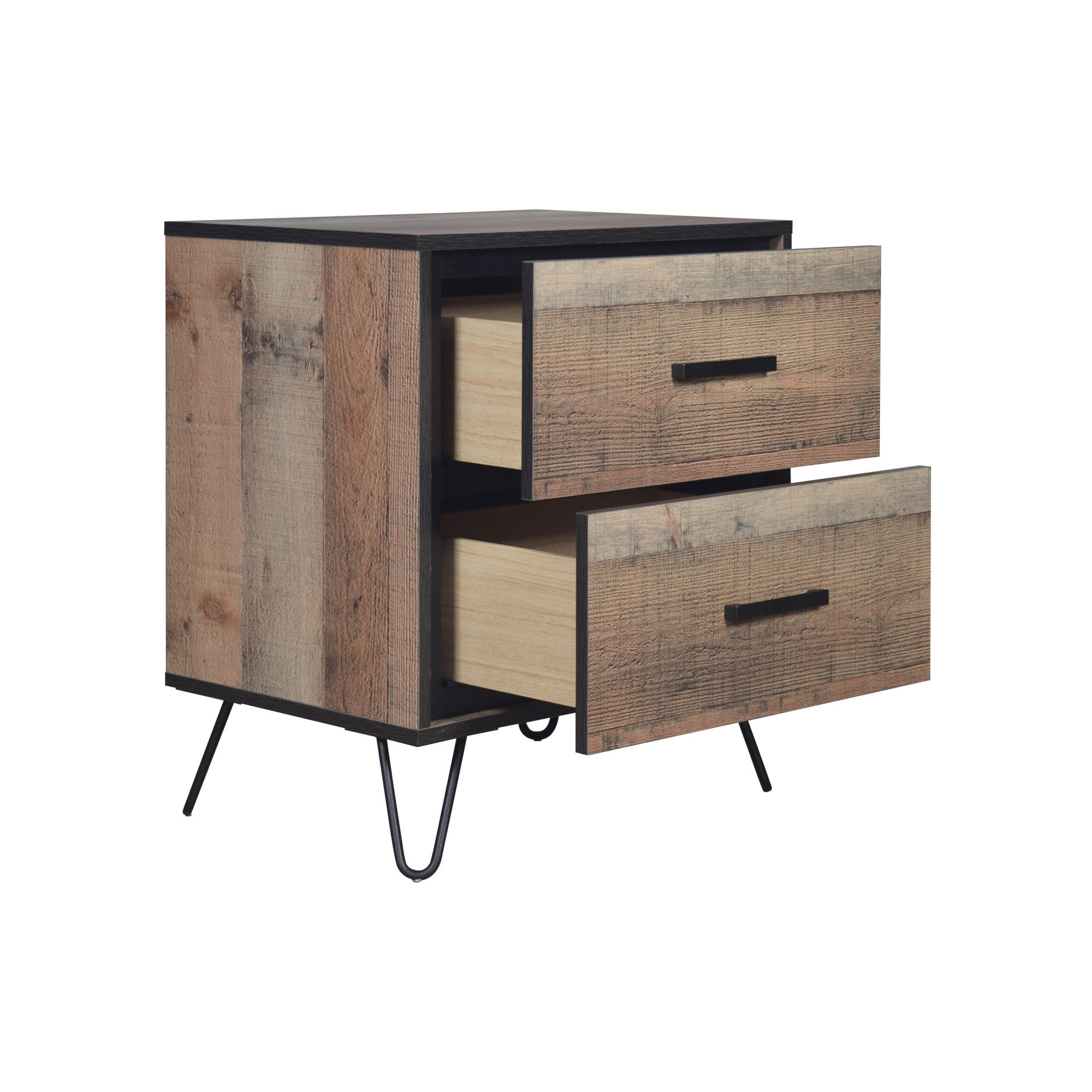 Elk River - Nightstand - Rustic, light brown, view 4
