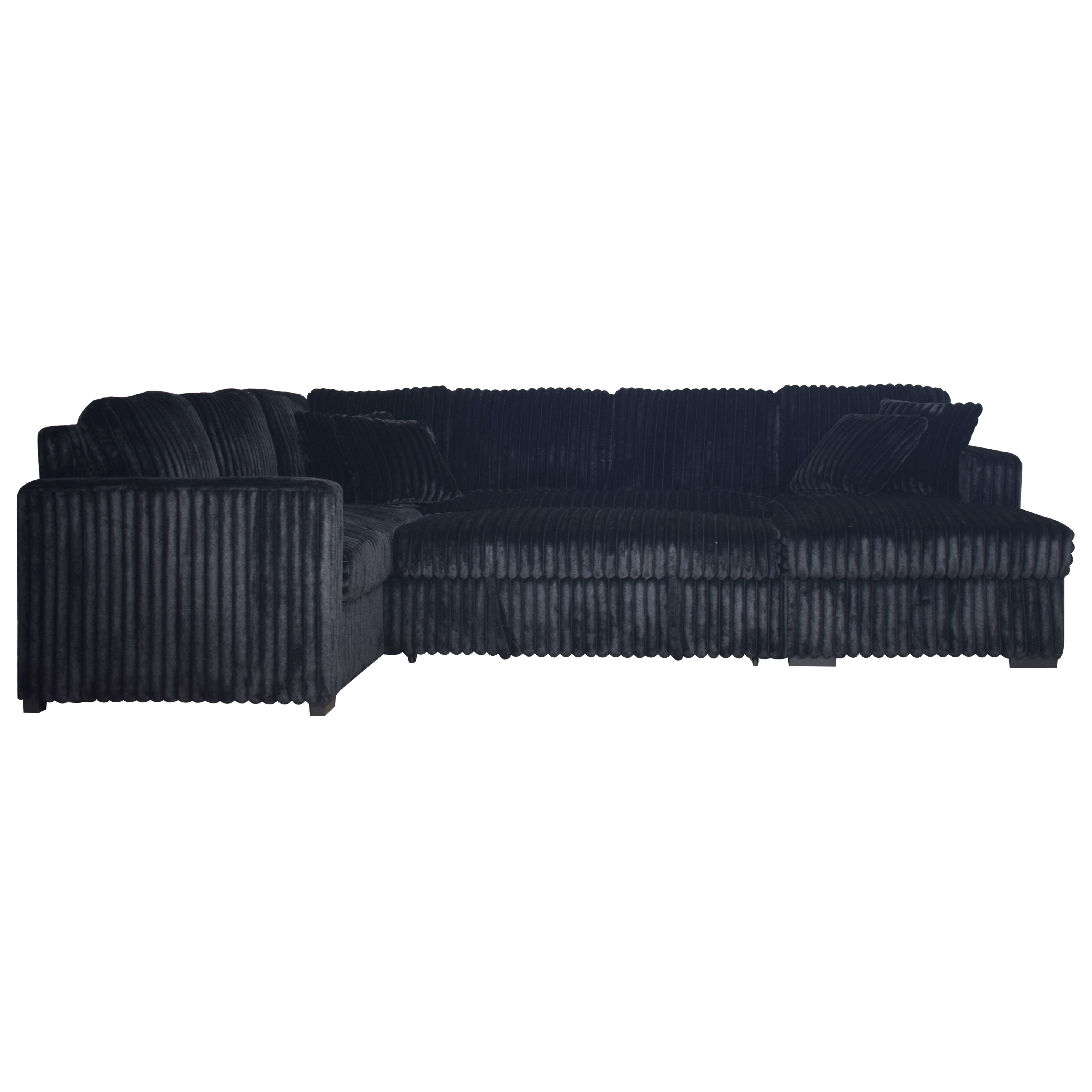 Bliss - Sleeper Sectional - Midnight