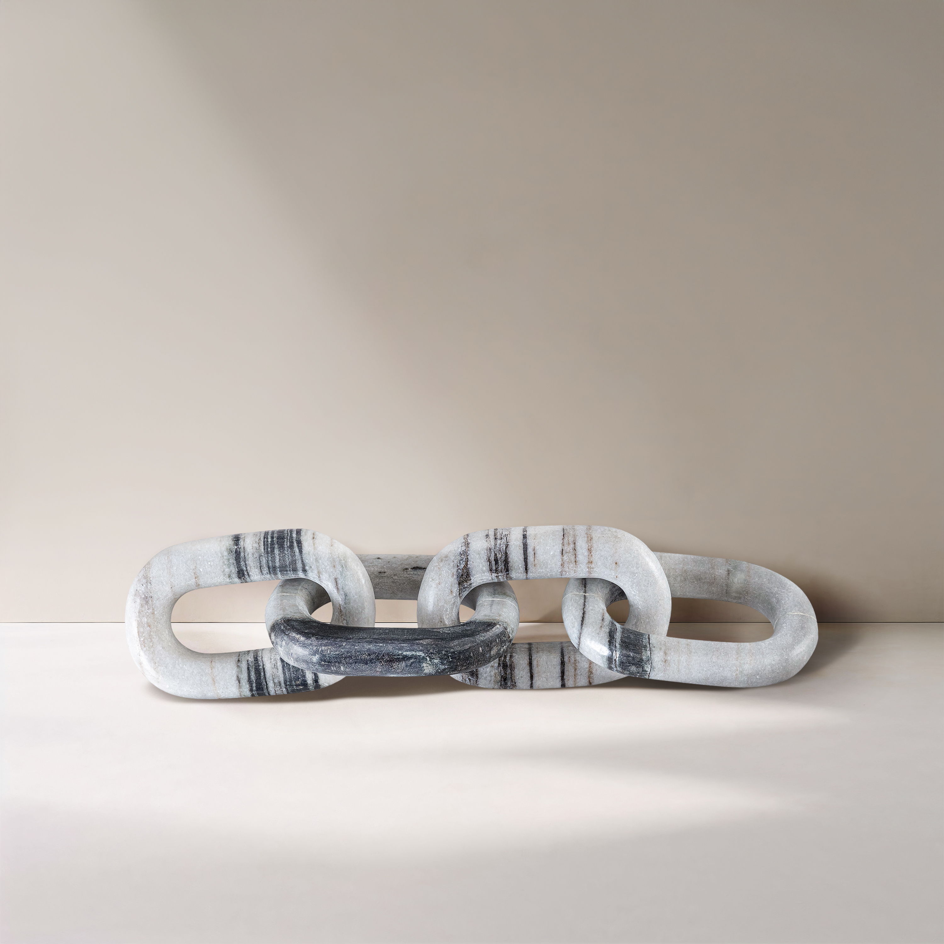 Lynx - Marble Decorative Chain Links - Panda