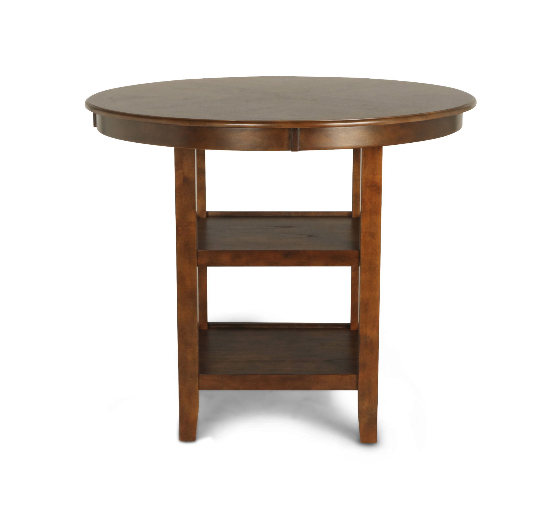 Gia - 5 Piece Round Counter Dining Set - Brown