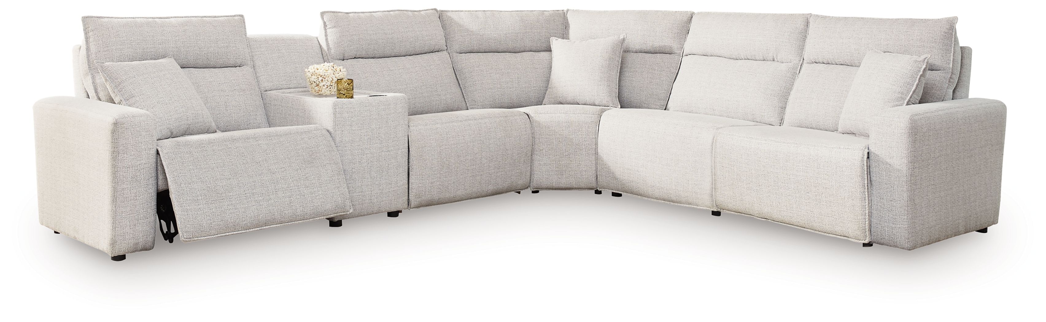 6 Pc · Power Reclining Sectional With Console