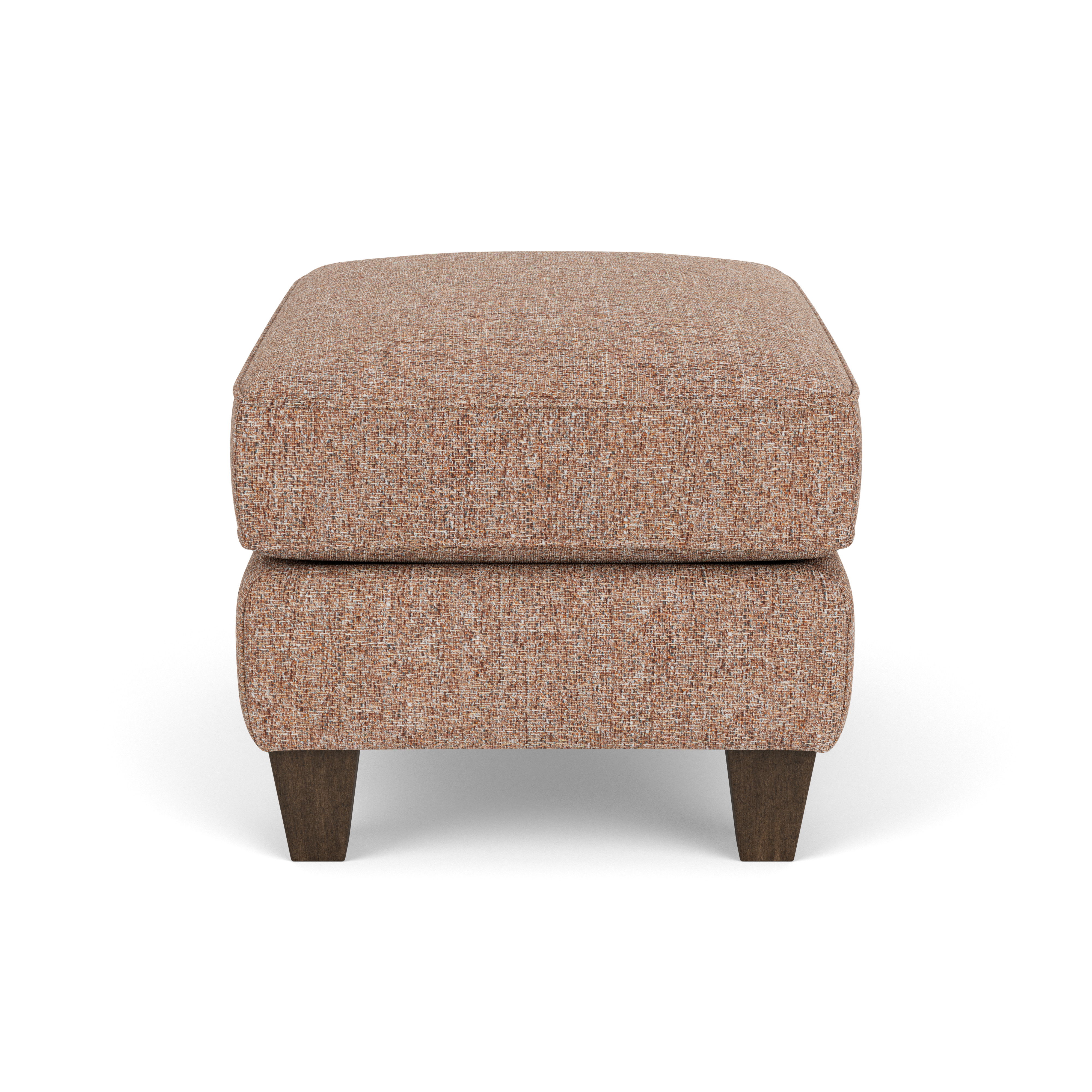 Libby - Fabric Ottoman, light brown, view 8