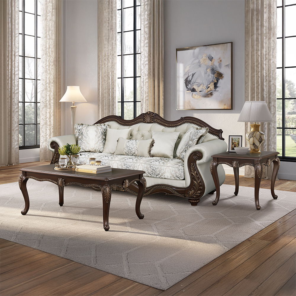 Pierce - Coffee Table - Cherry, dark brown