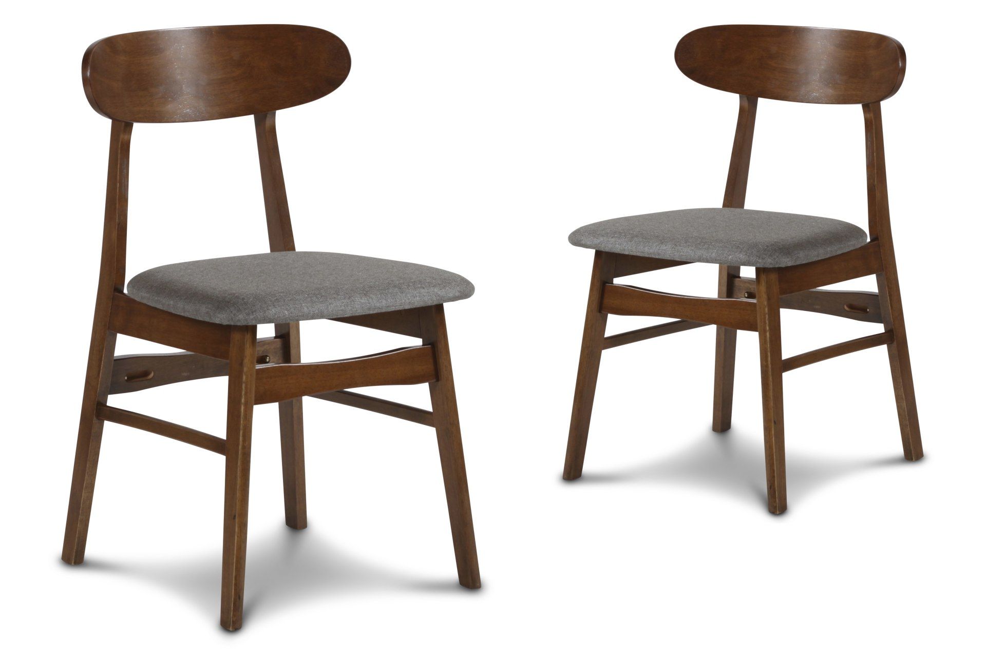 Morocco - Dining Chair With Seat Cushion (Set of 2) - Dark Gray