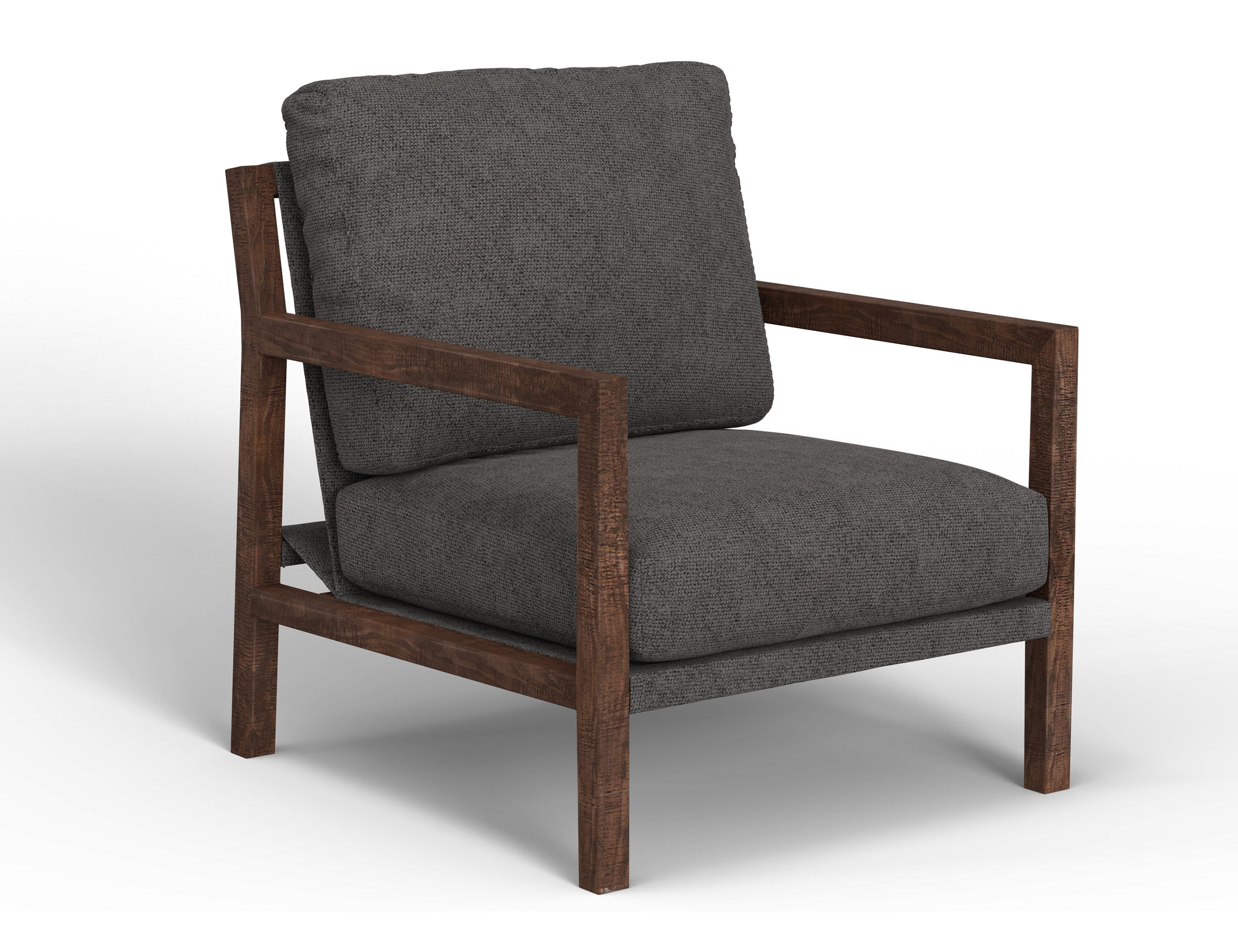 International Furniture Direct Milan - Arm Chair - Iron Gray