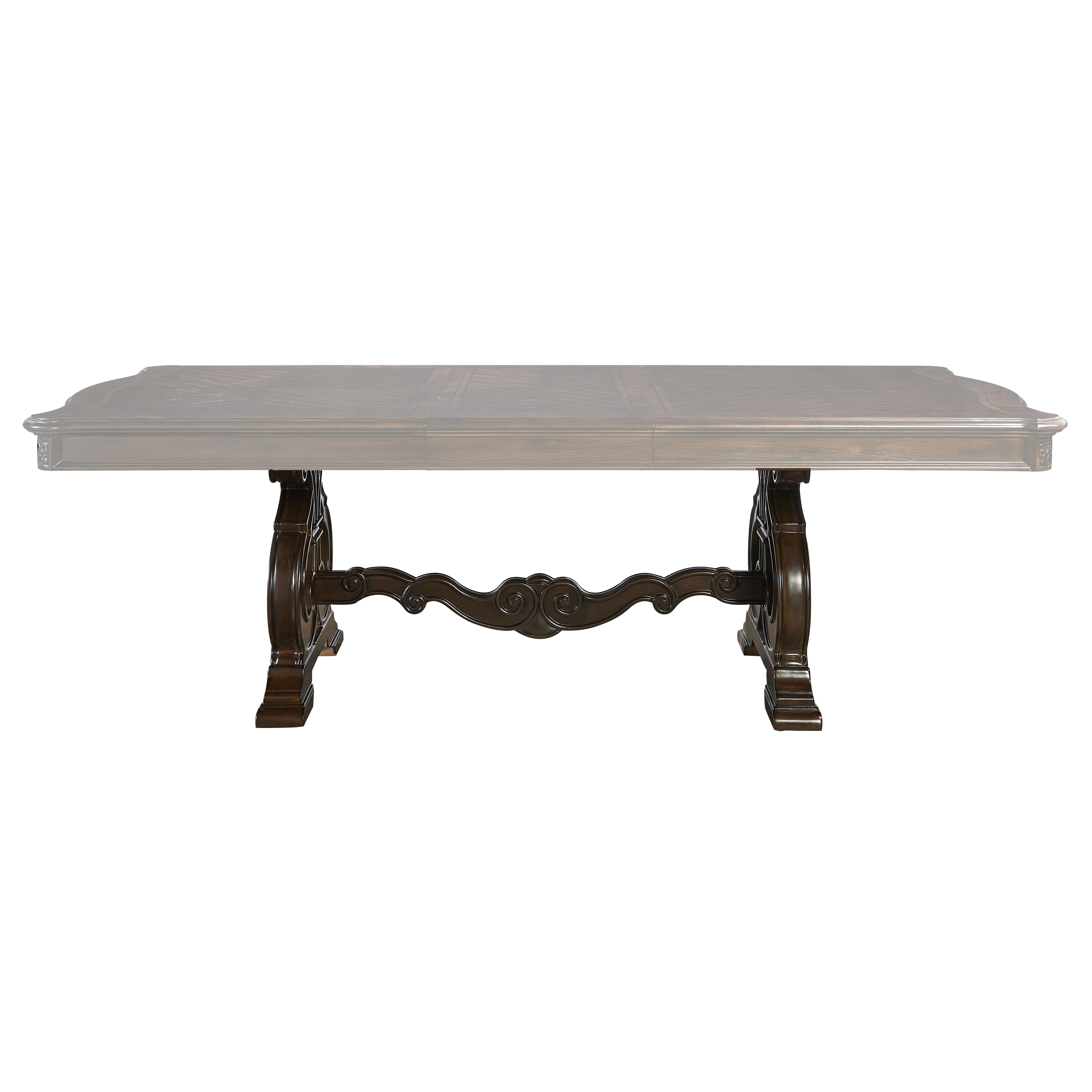 Royale - Table Base - Dark Brown