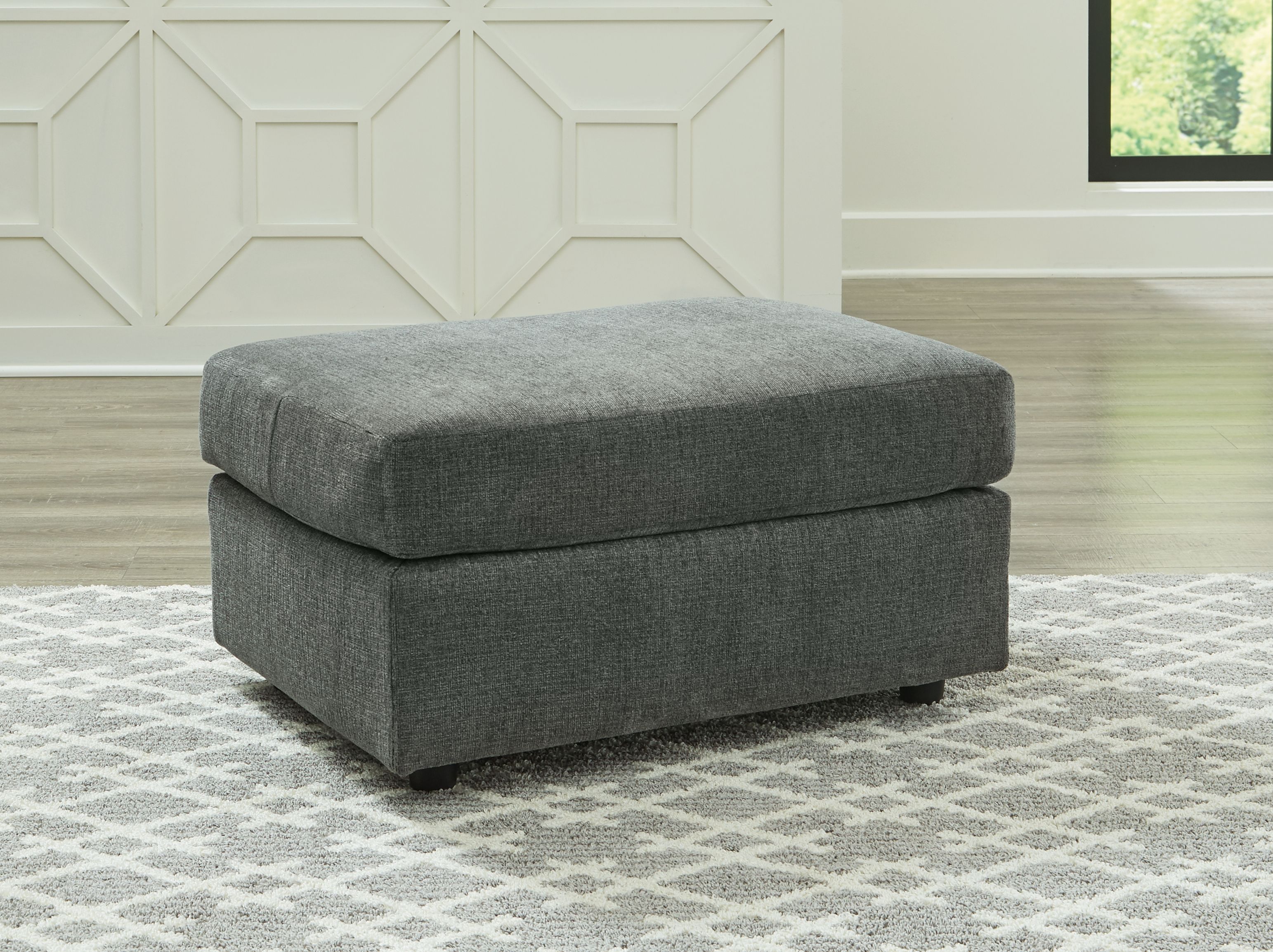 Ashley Furniture Stairatt - Ottoman - Gravel - Image 2
