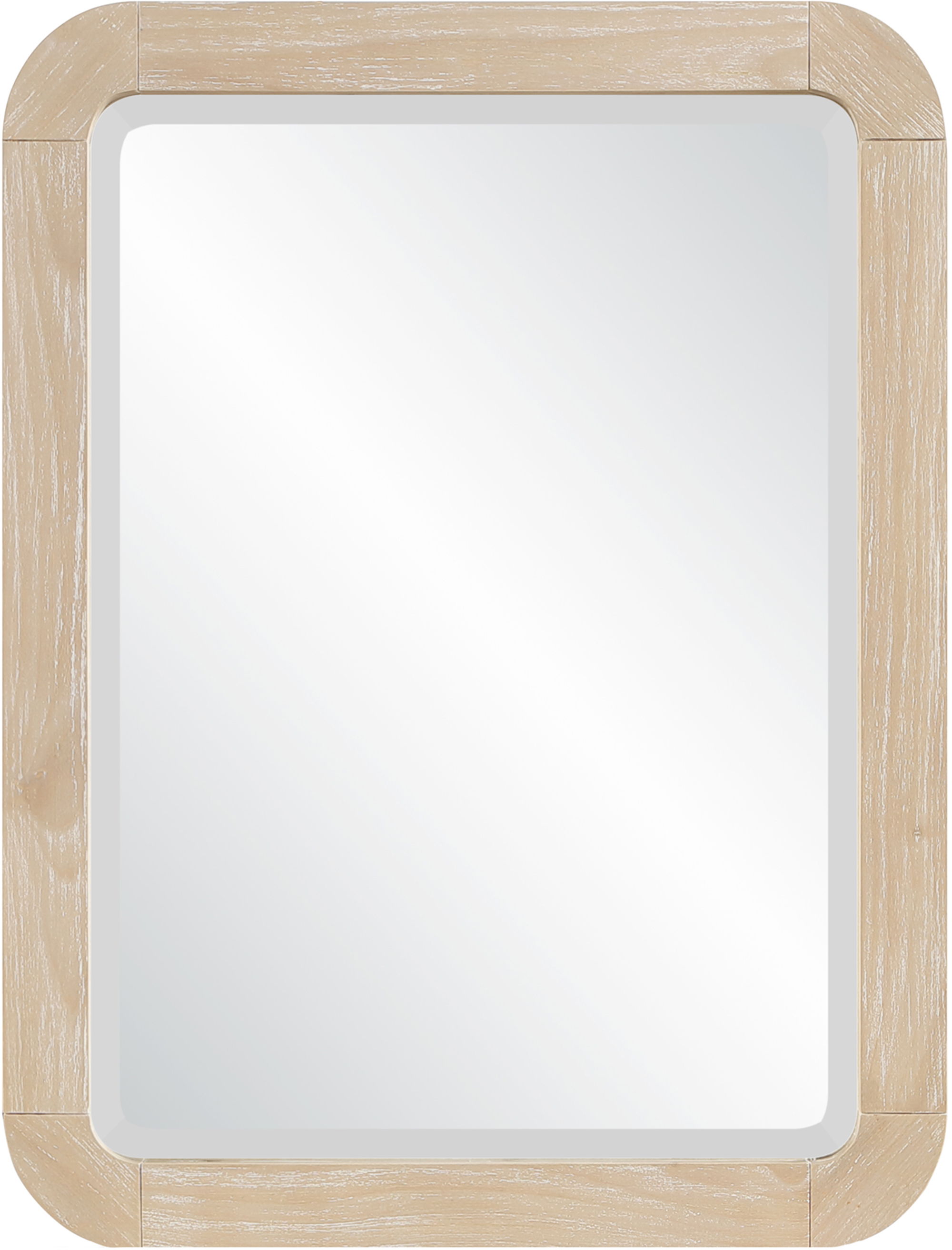 Tiberio - Solid Wood Mirror - Natural