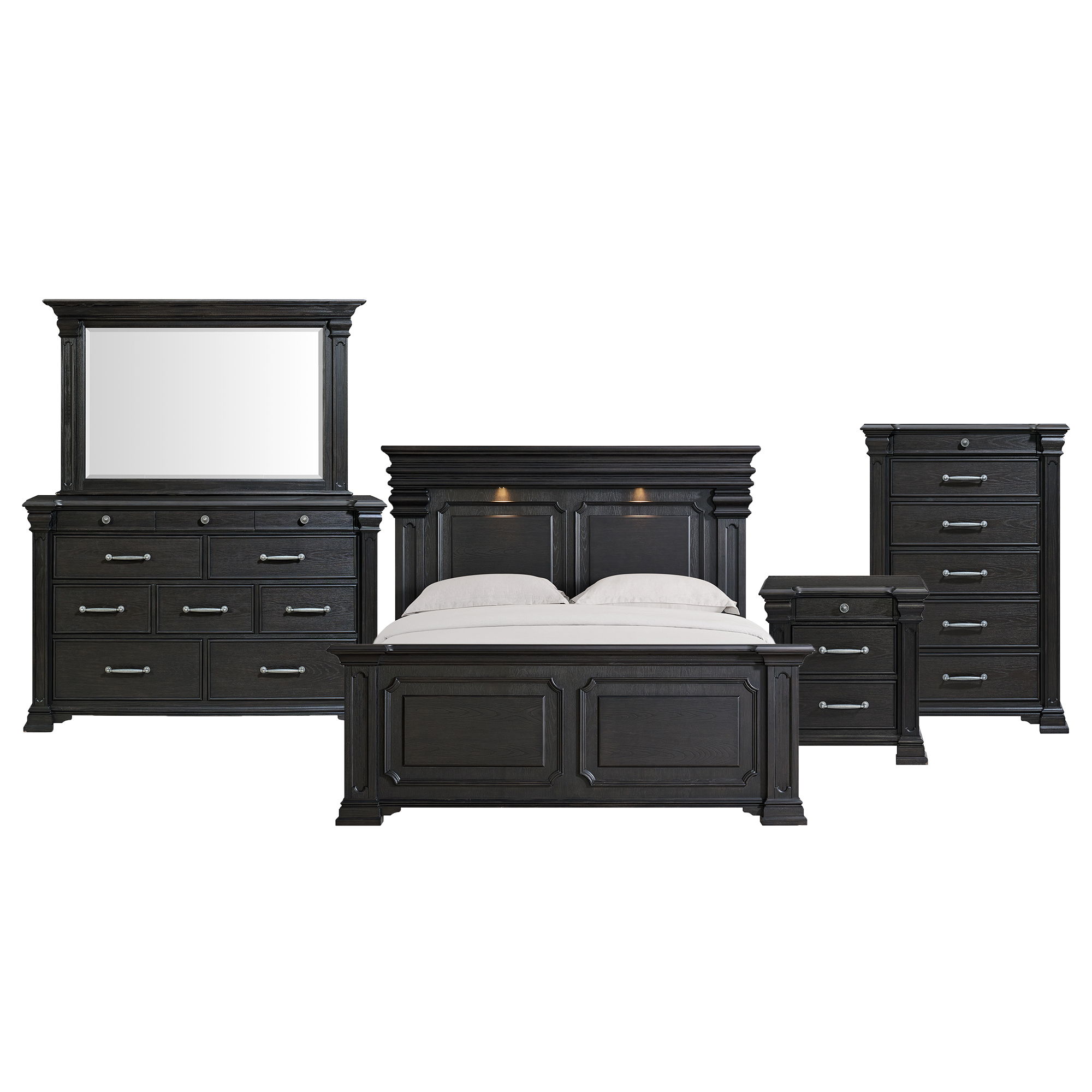 King · 5 Pc · Bedroom Set