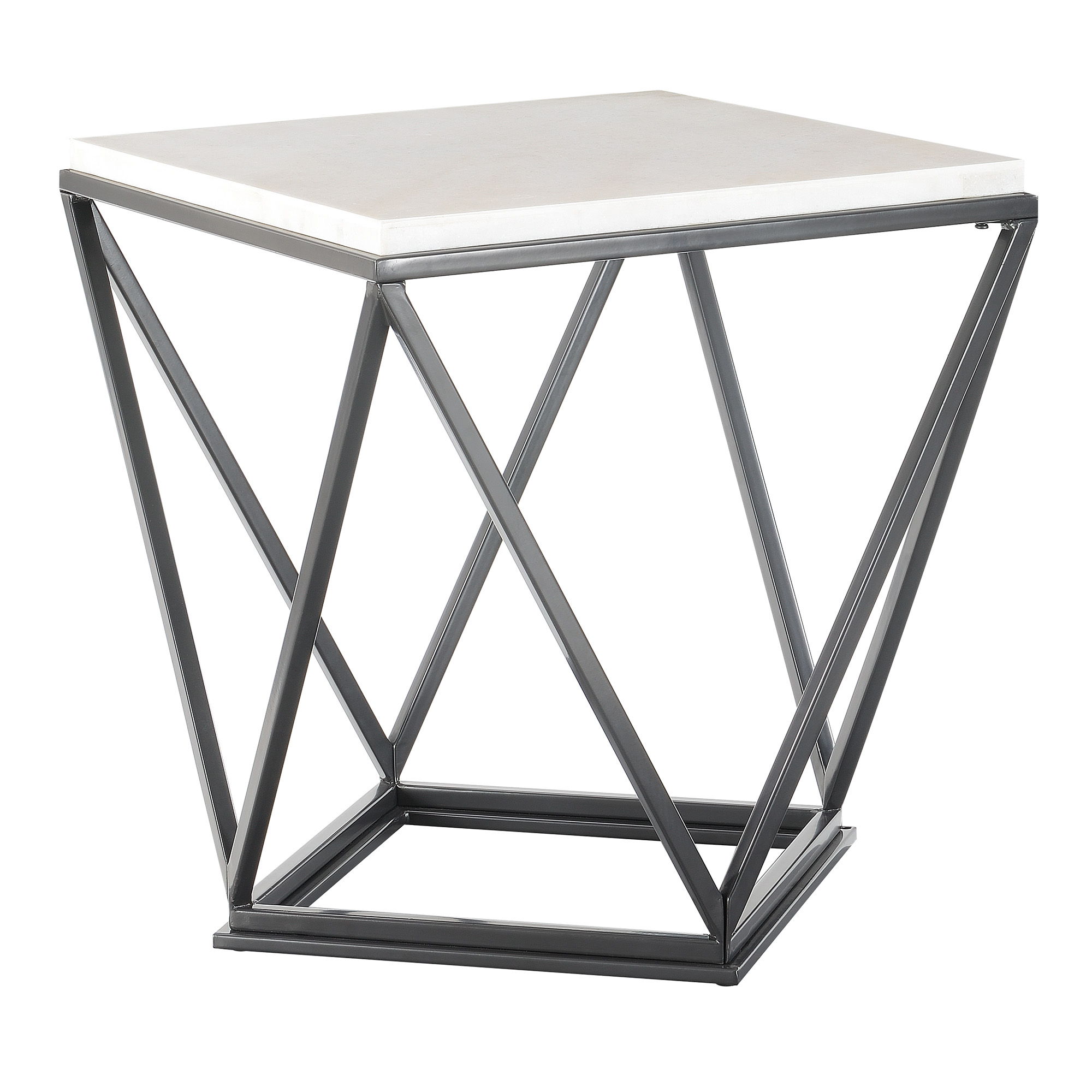 Riko - 22" Square End Table - Black