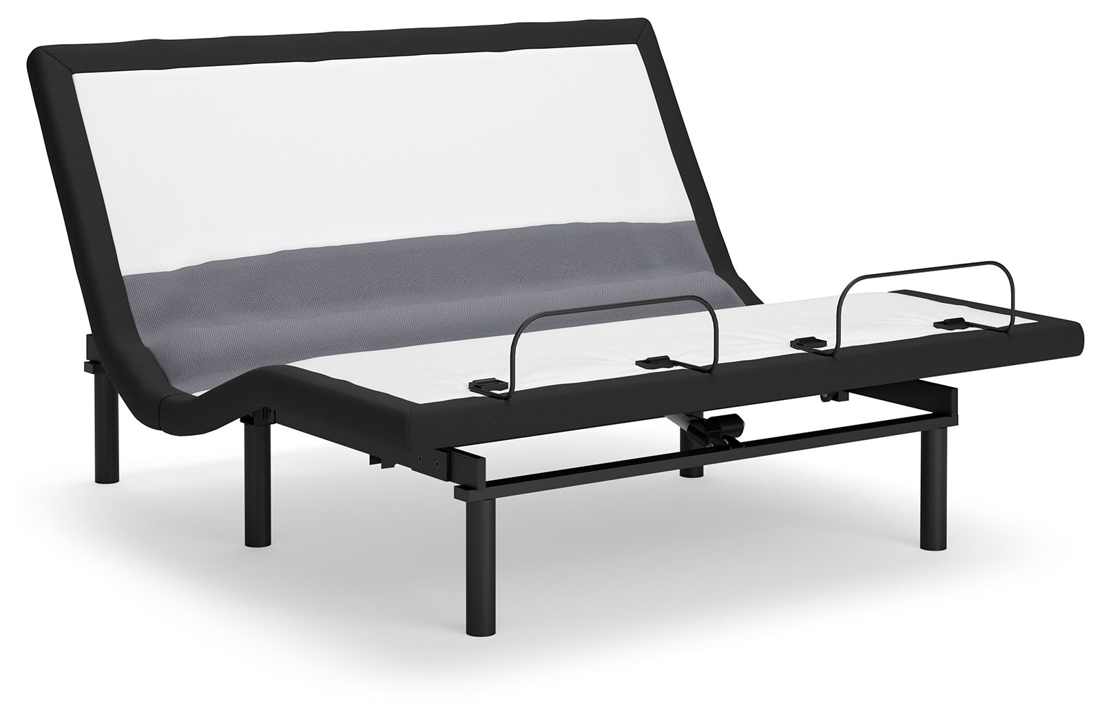 Best Base With Lumbar And Audio - California King Adjustable Base - Charcoal Gray