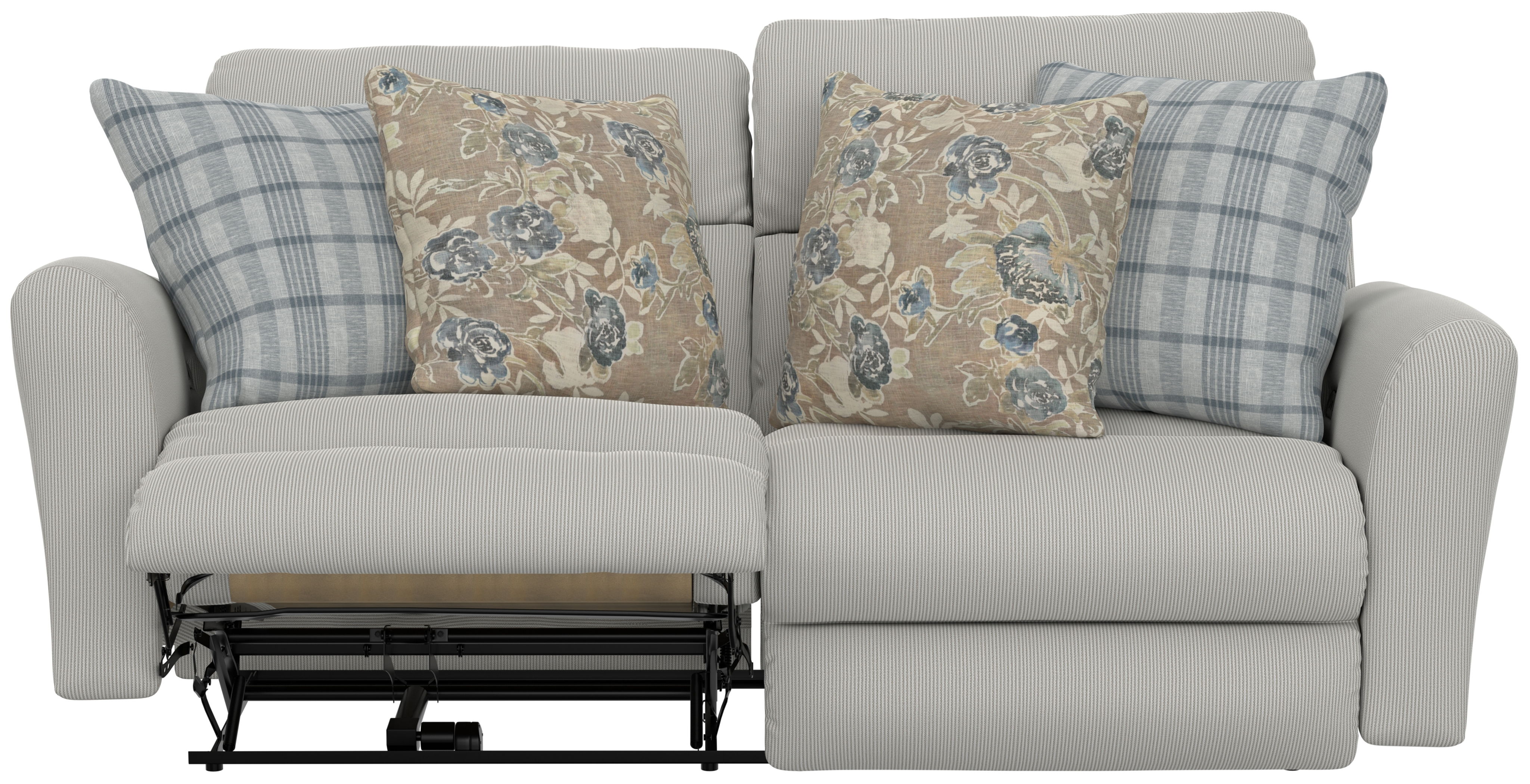 Chappy - Power Lay Flat Reclining Sofa - Linen