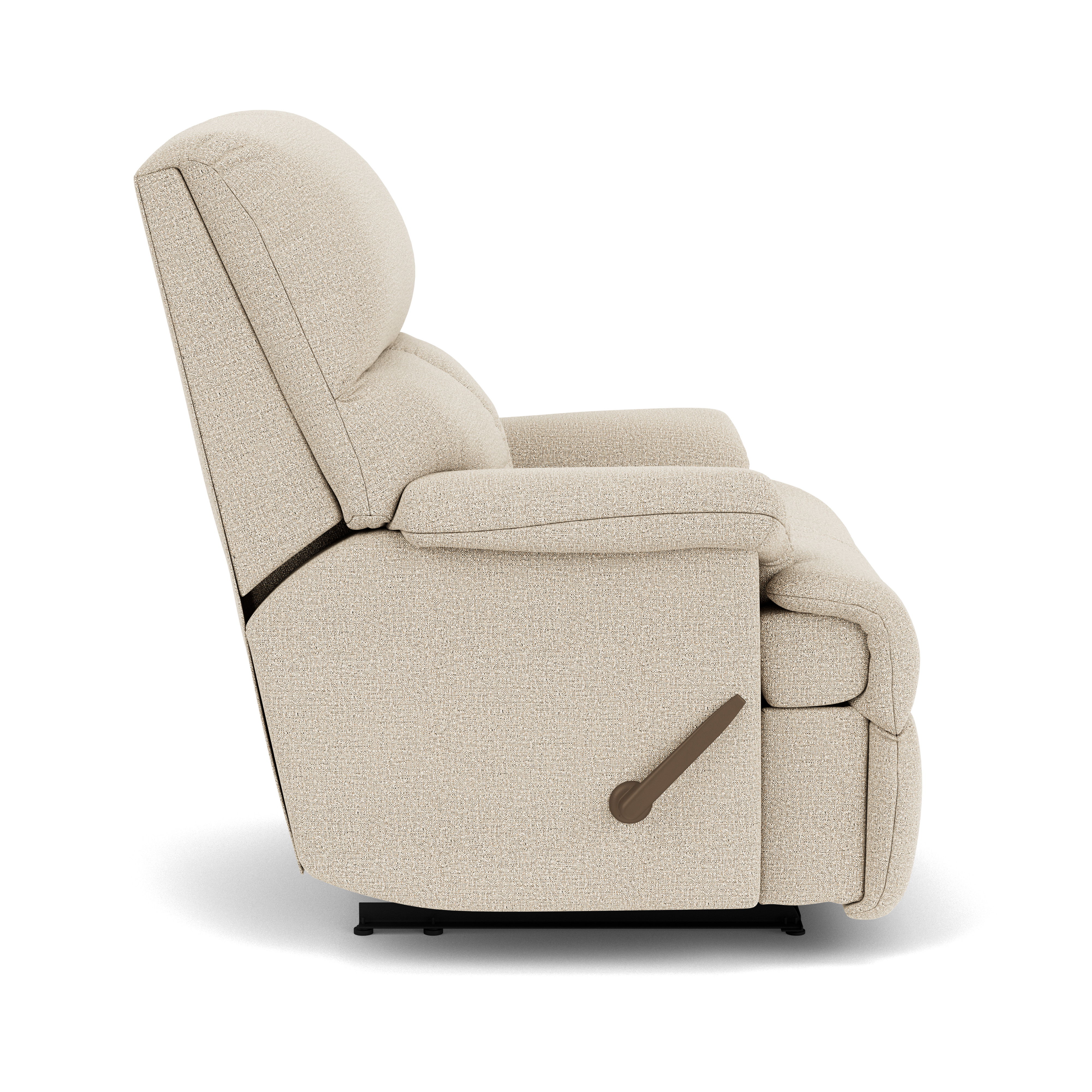 Triton - Transitional Fabric Recliner, beige, view 6