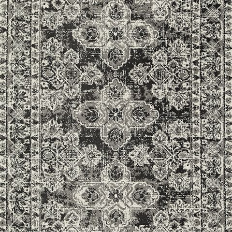 Ashley Furniture Glennisman - 5' x 7' Rug - Black / Gray / Ivory - Image 5