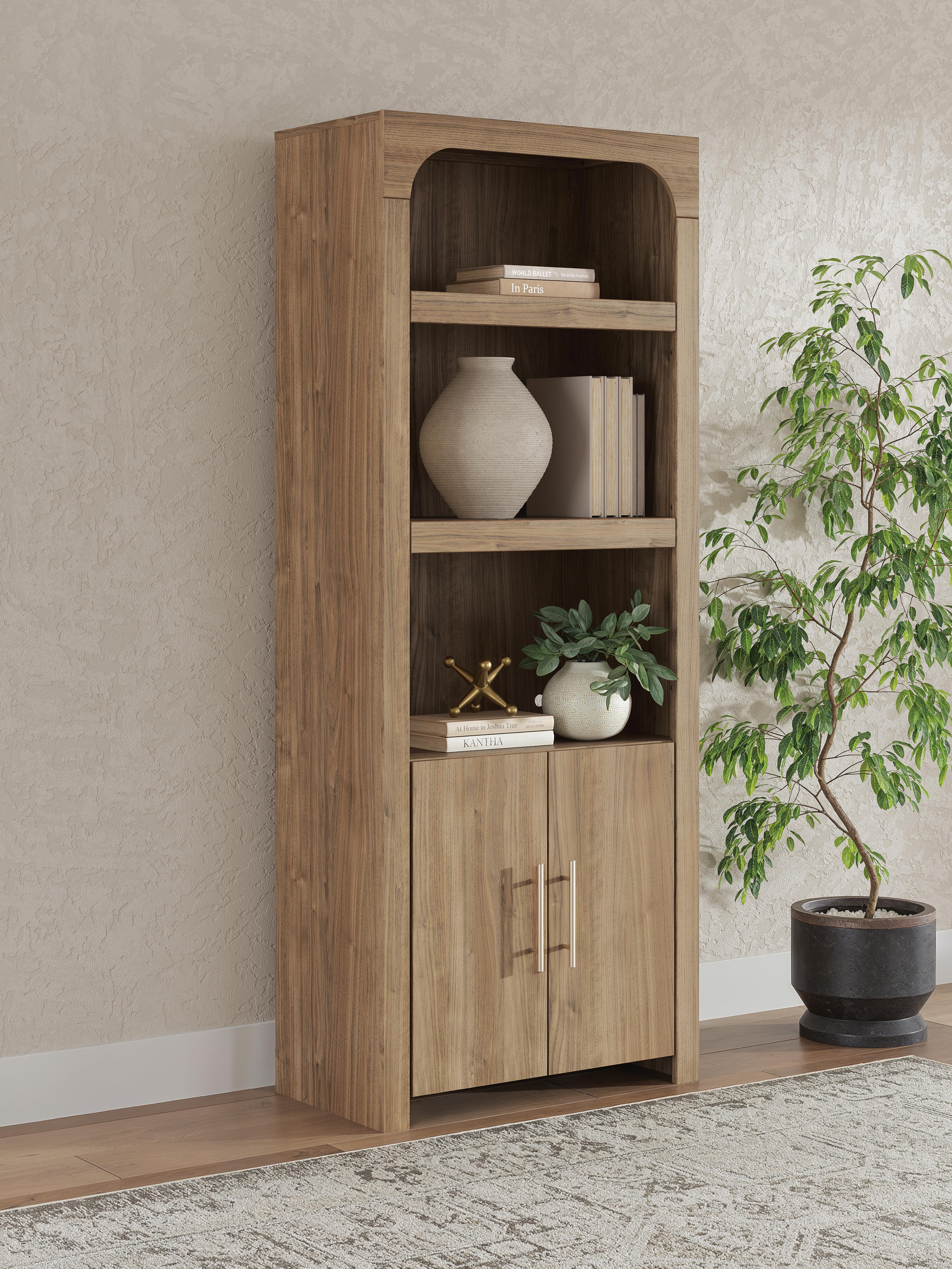 Ashley Furniture Dovander - Display Cabinet - Brown - Image 2