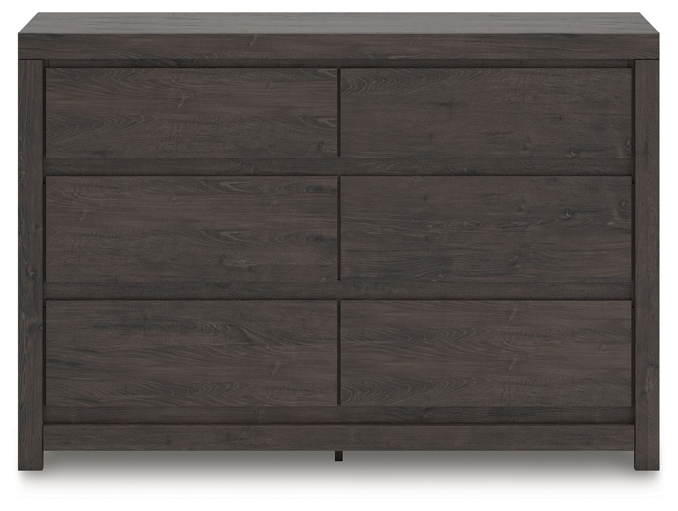 Ashley Furniture Fraluna - Six Drawer Dresser - Charcoal - Image 5