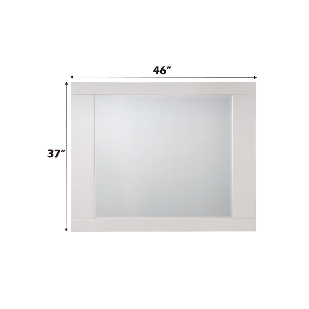 Naima II - Mirror - White High Gloss, white, view 4