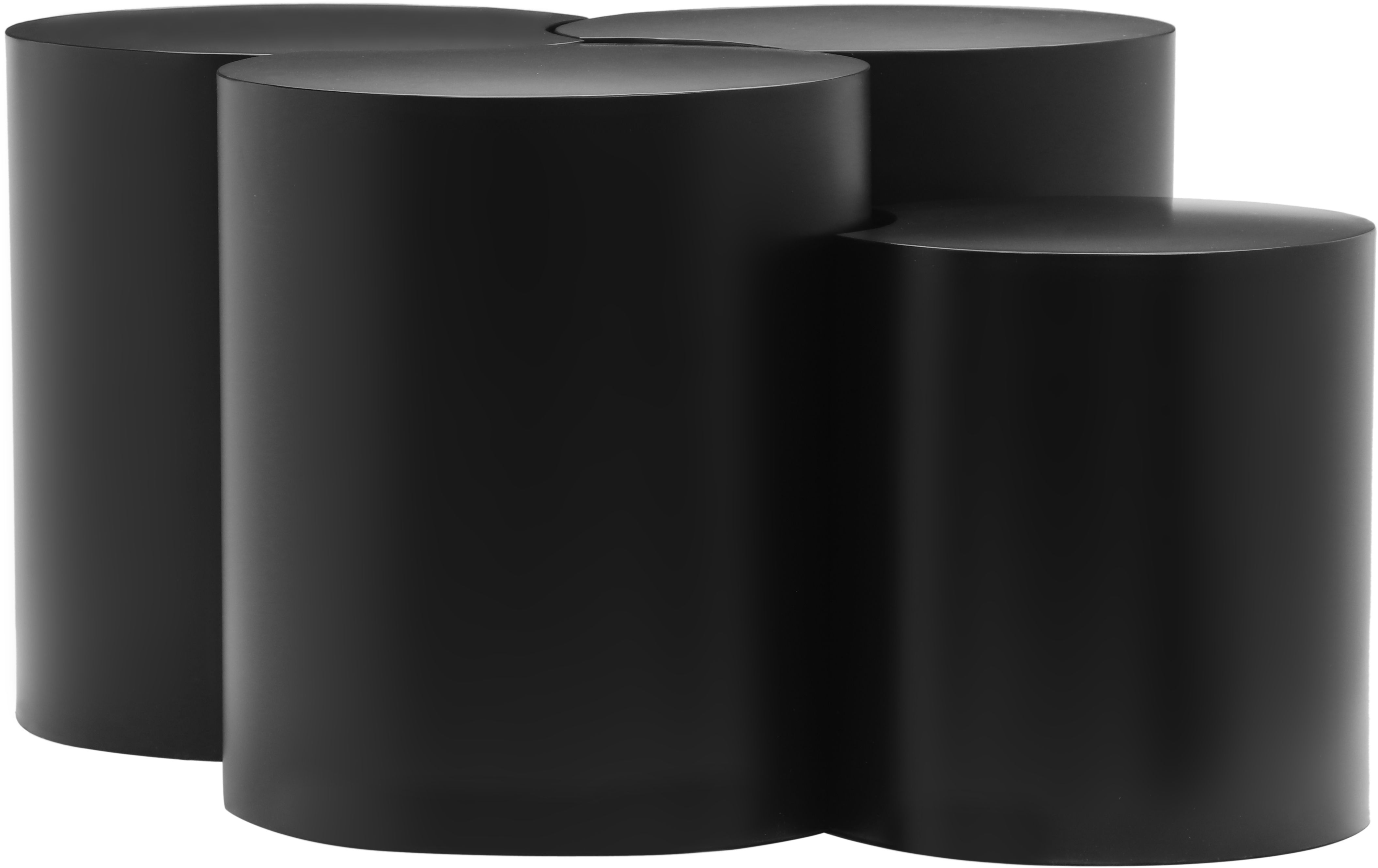 Dimple - 4 Piece Modular Coffee Table - Black