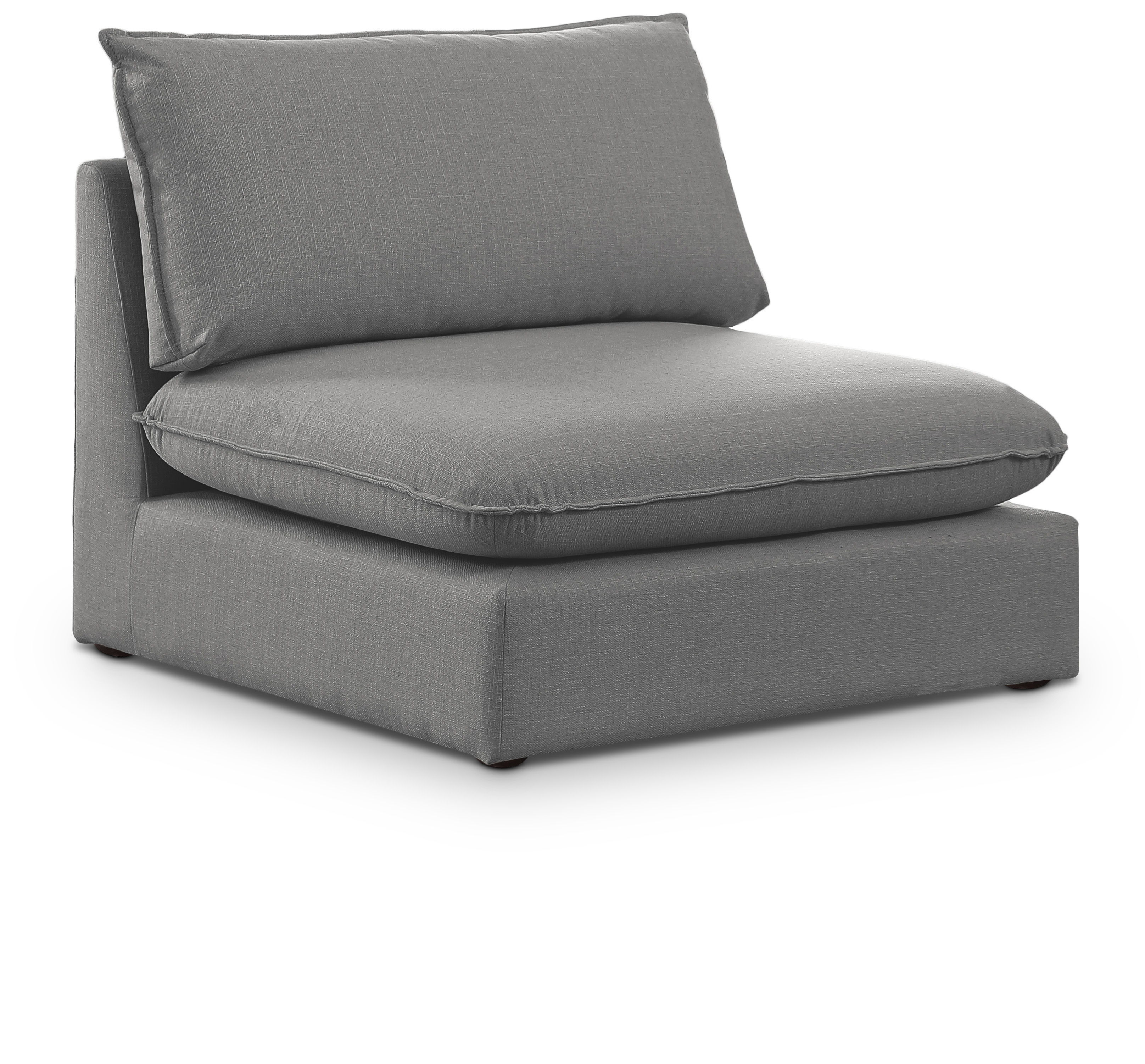 Mackenzie - Armless Chair - Gray