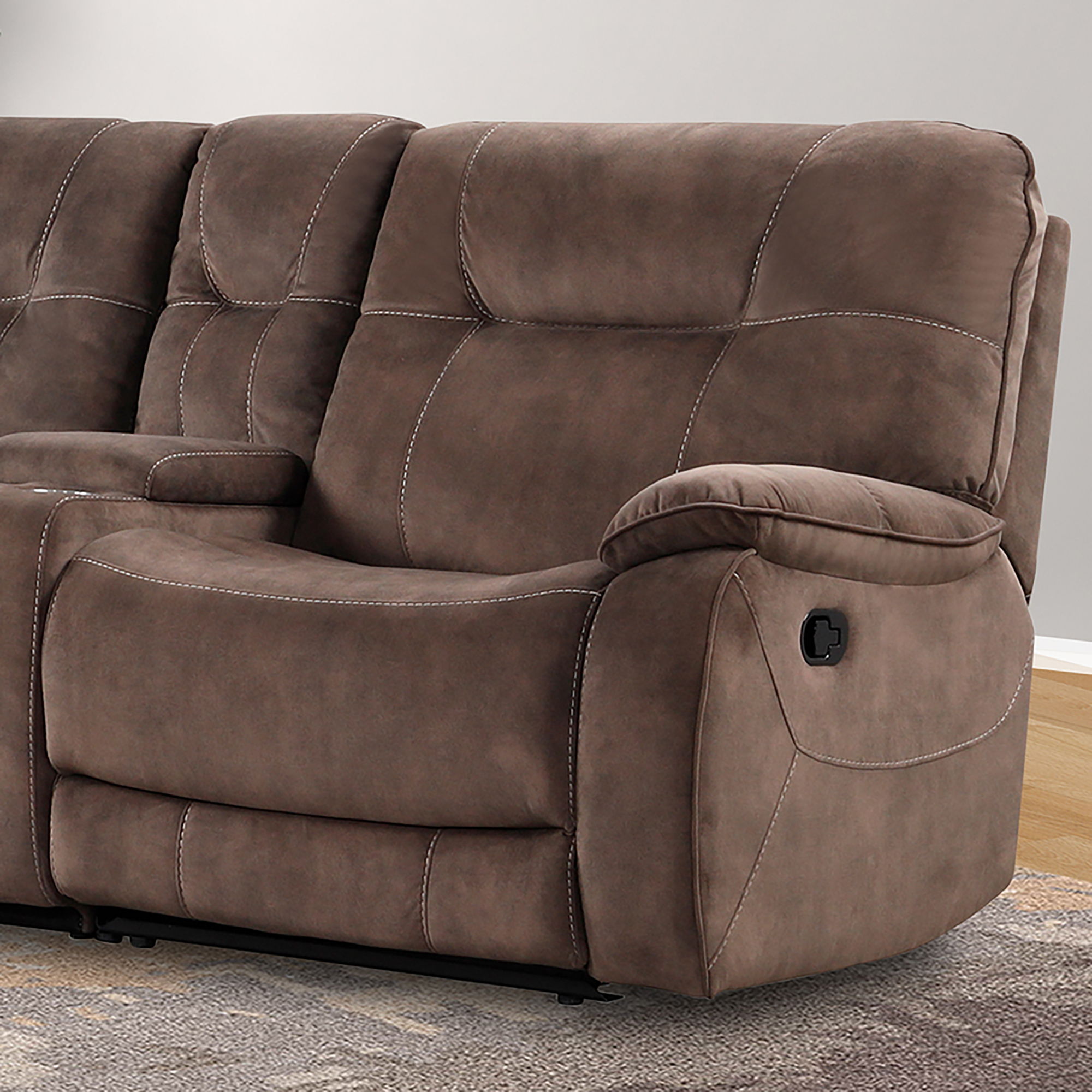 Parker House Cooper - Manual Right Arm Facing Recliner - Shadow Brown