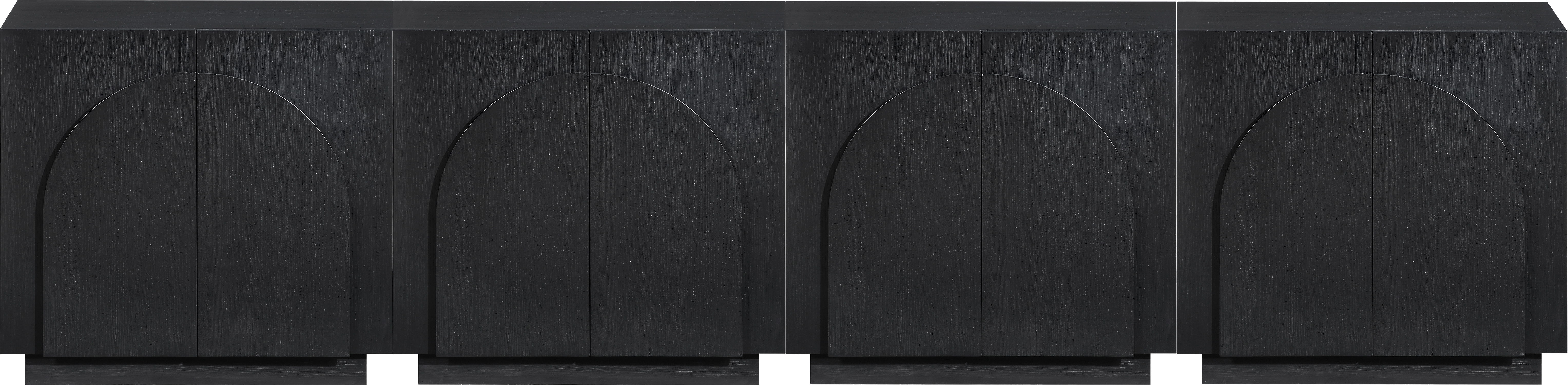 Navona - 4 Piece Sideboard / Buffet - Black