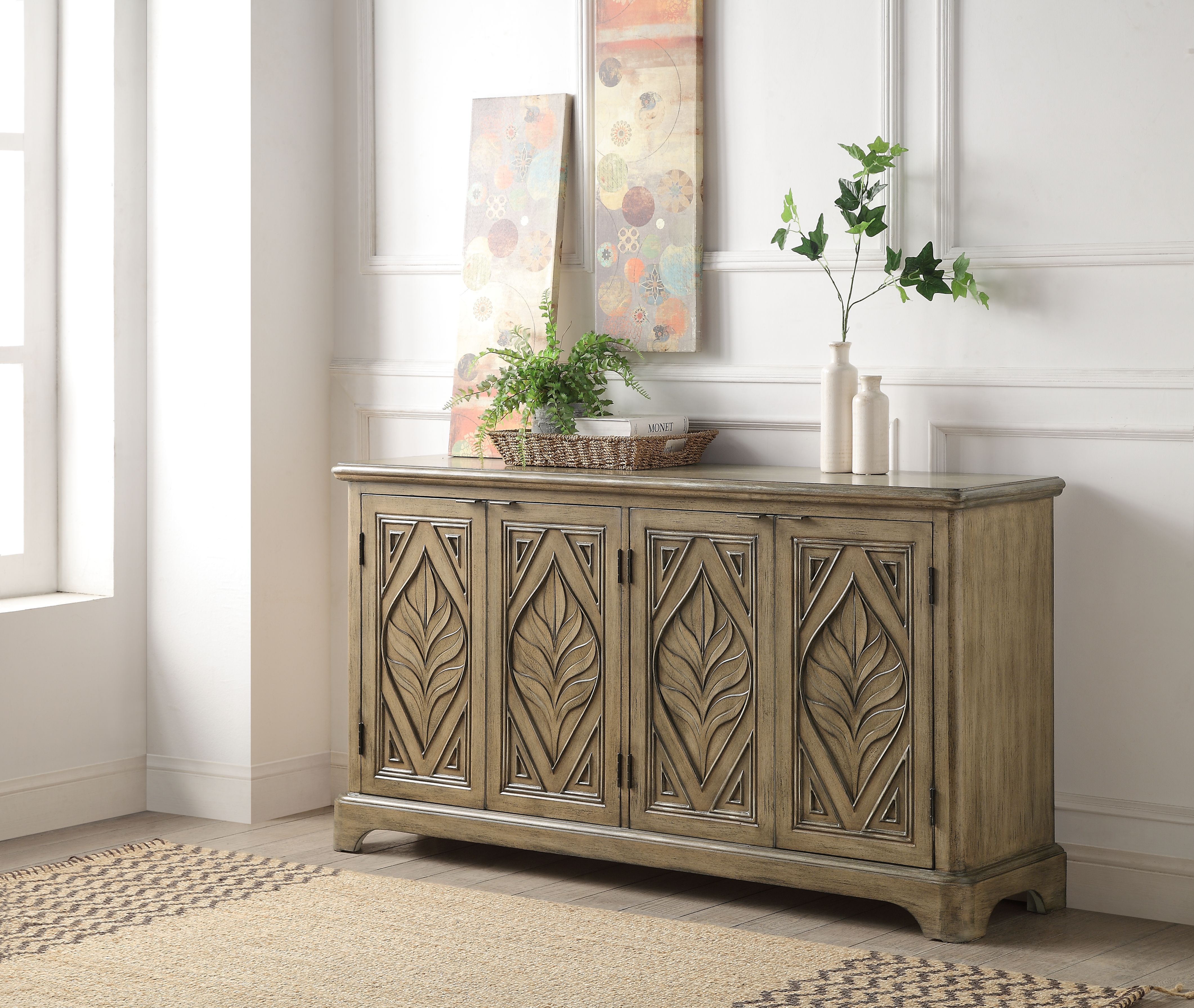 Orana - Console Cabinet - Oak, light brown, view 3