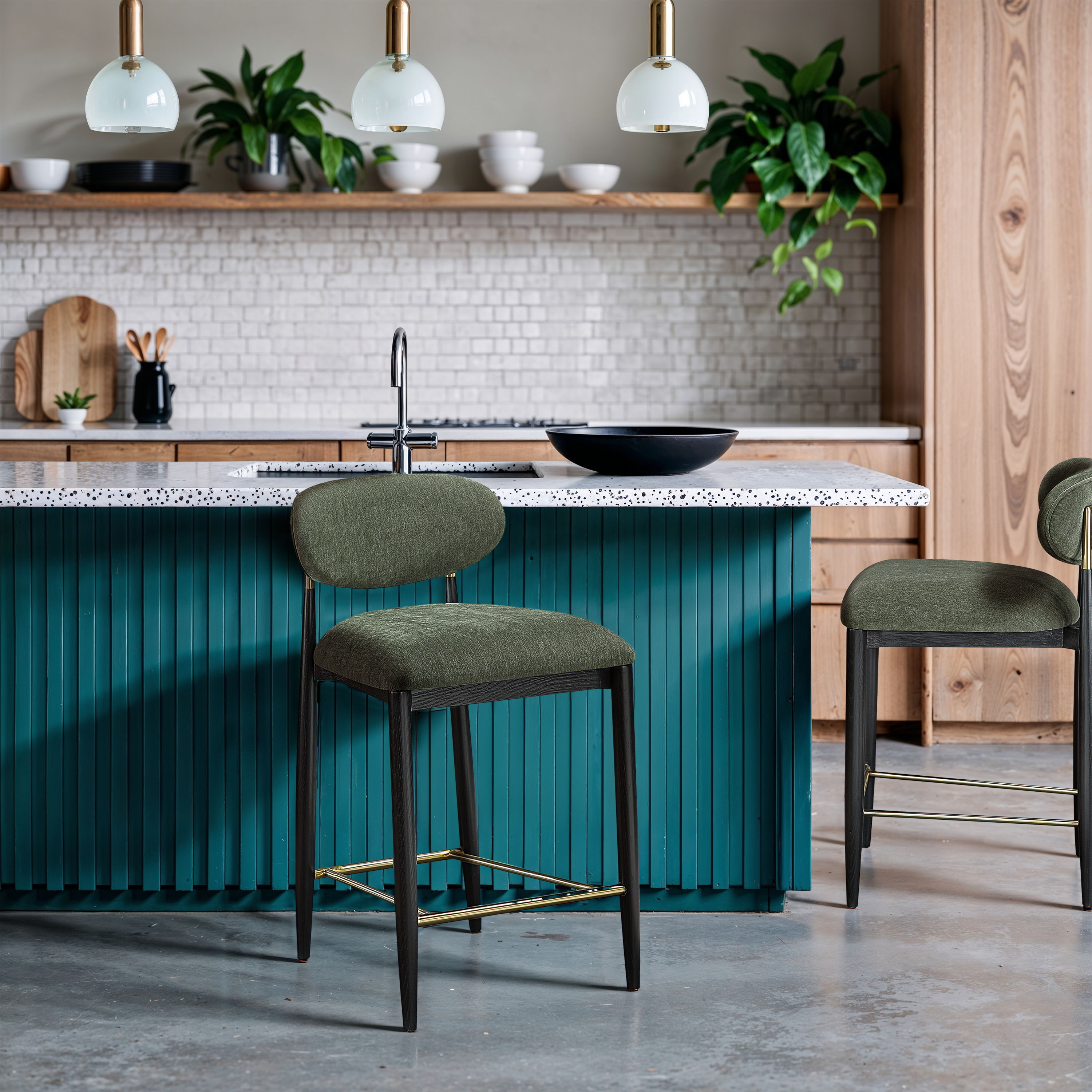 Riccio - Stool - Olive