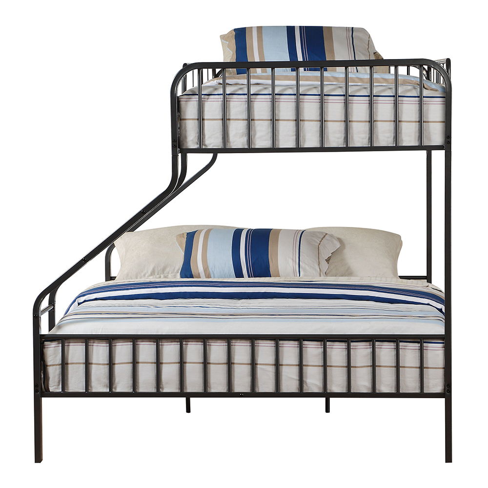Caius - Twin Long/Queen Bunk Bed - Gunmetal, dark gray, view 6