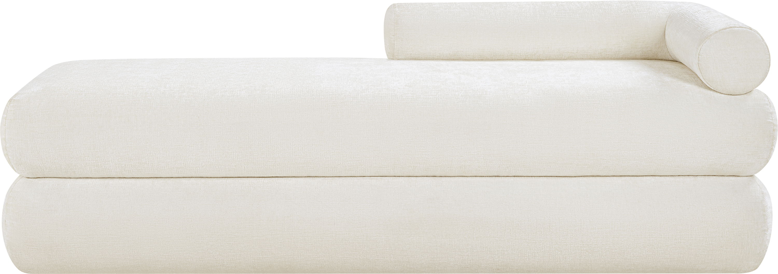 Kennedy - Chenille Bench - Cream