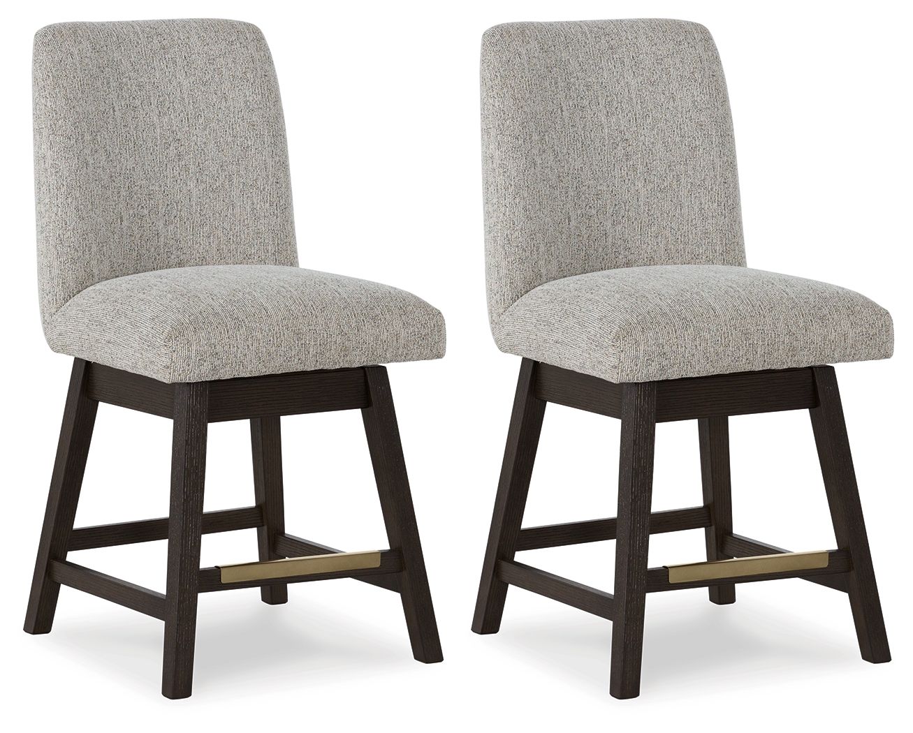 Ashley Furniture Burkhaus - 7 Pc. - Rectangular Counter Table, 6 Barstools - Dark Brown - Image 6