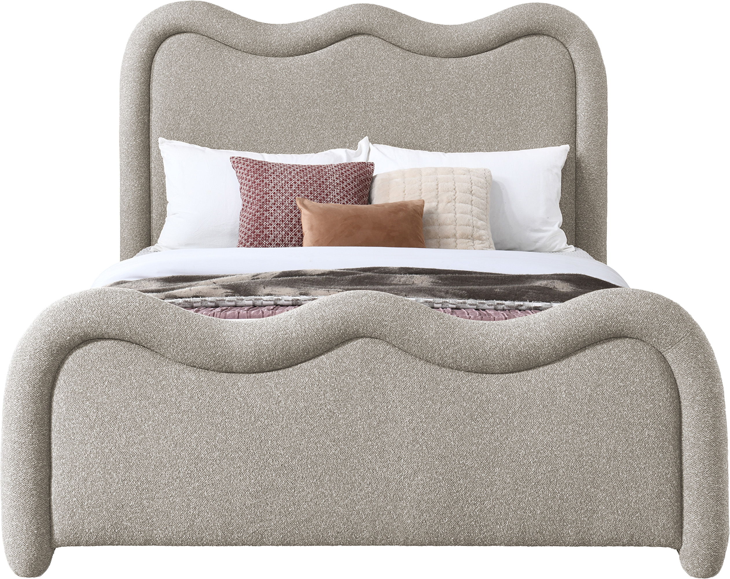 Gavin - Full Bed - Beige