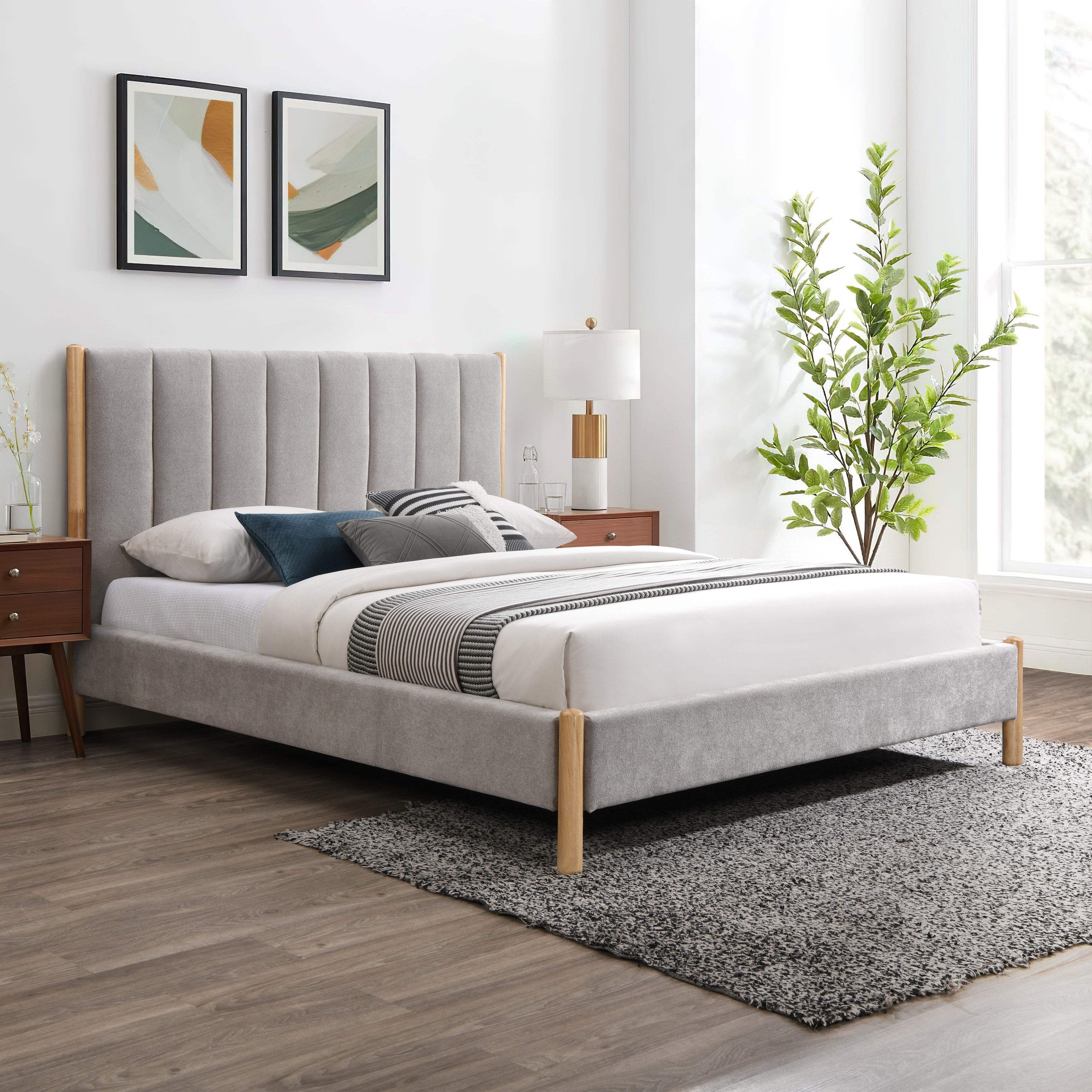 Kona - King Bed - Gray
