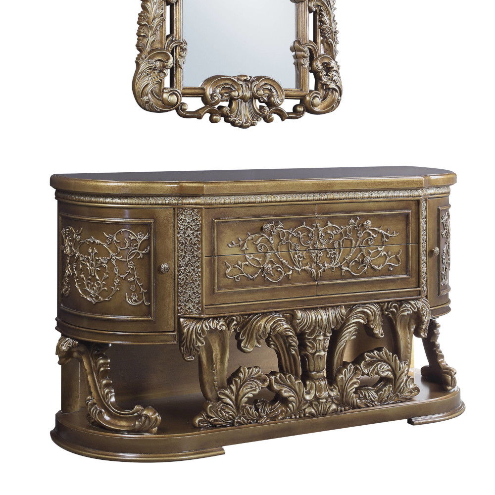 Constantine - Dresser - Brown & Gold, dark brown, view 2