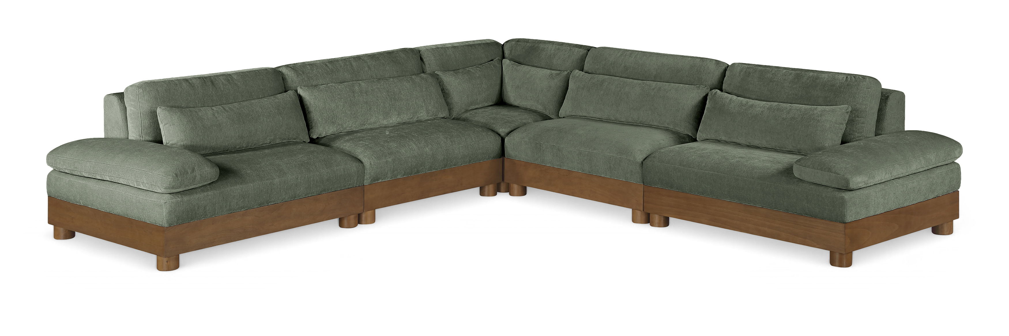 5 Pc · 2 Armless Chairs, Corner Chair, Left Arm Chair, Right Arm Chair