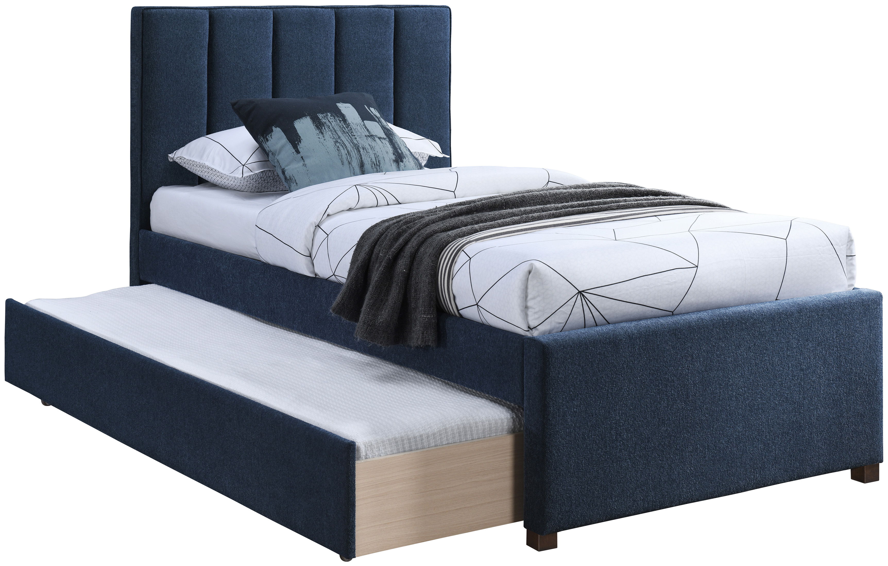 Harper - Twin Trundle Bed - Navy