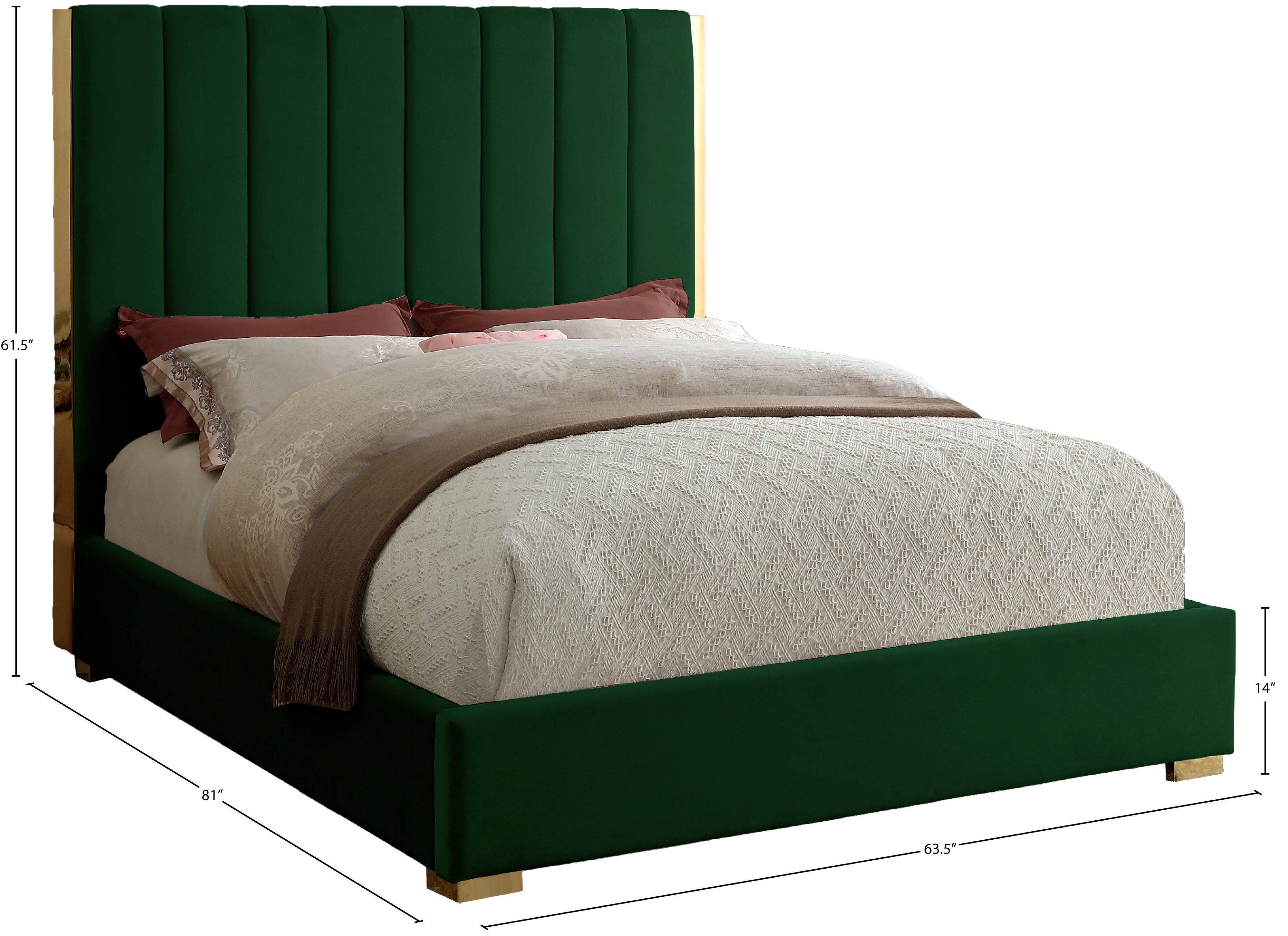 Becca - Full Bed - Green