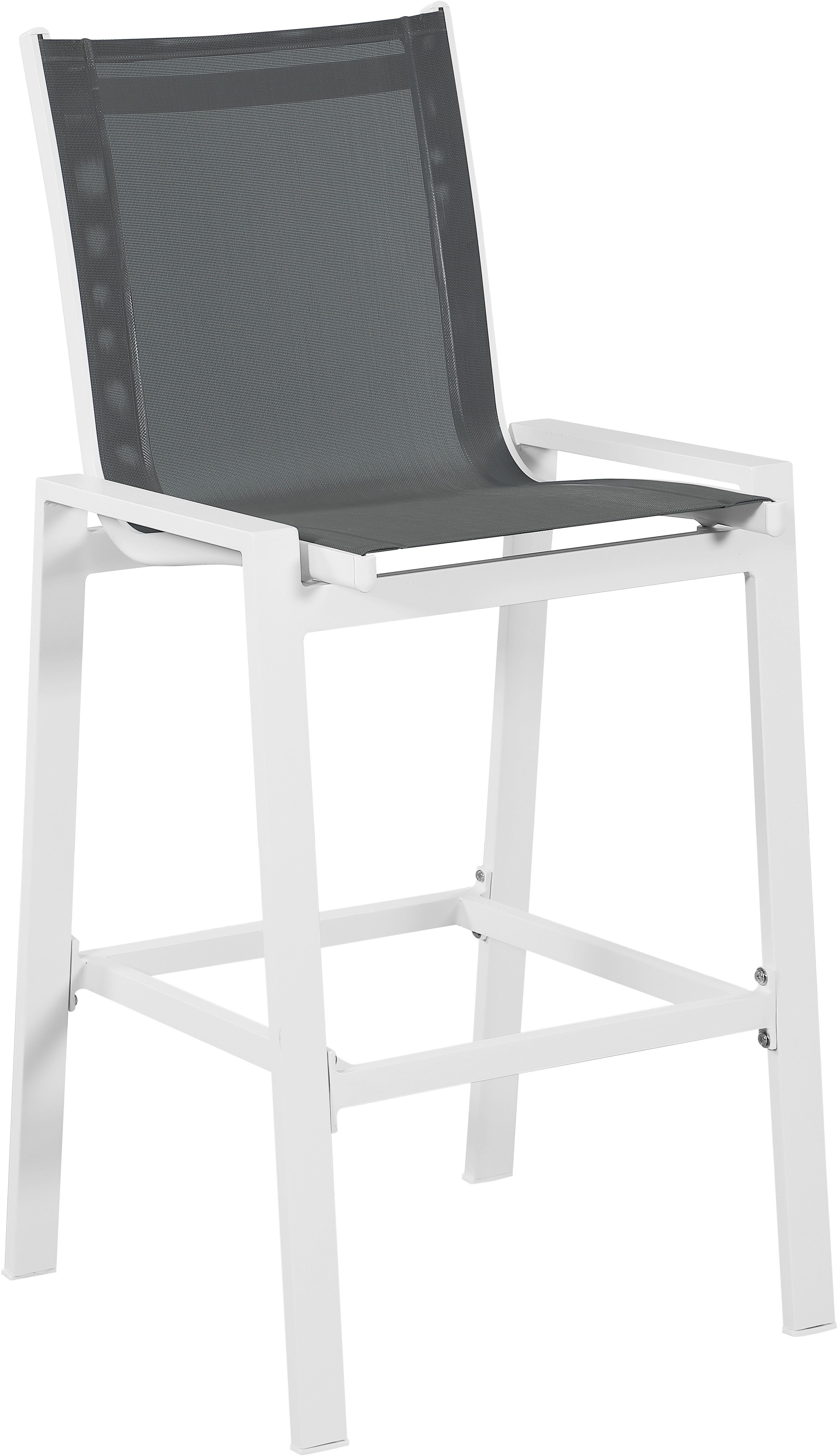 Nizuc - Outdoor Patio Barstool (Set of 2) - Gray