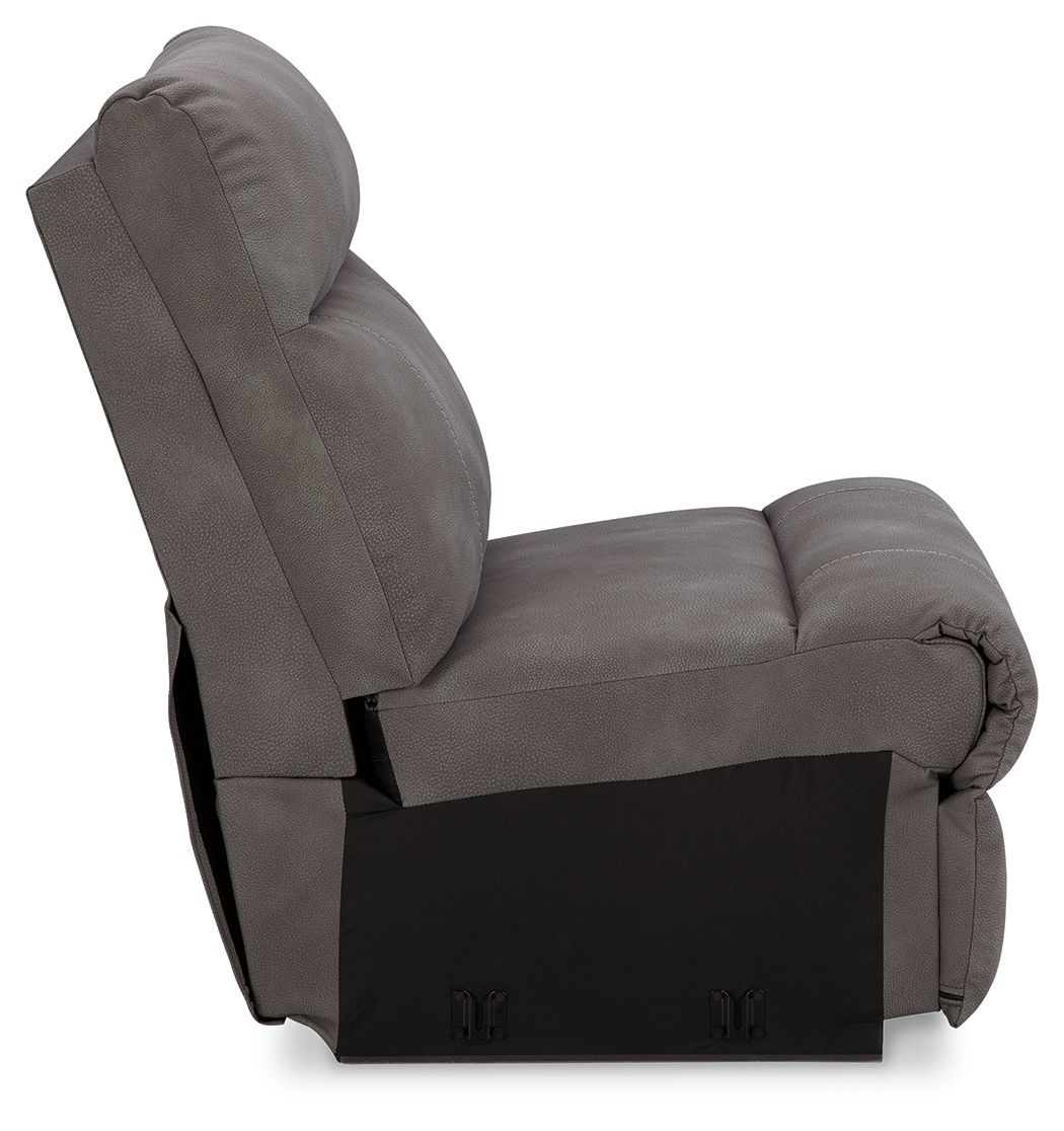 Ashley Furniture Next-Gen Durapella - 4-Piece Power Reclining Sectional - Slate - Image 9
