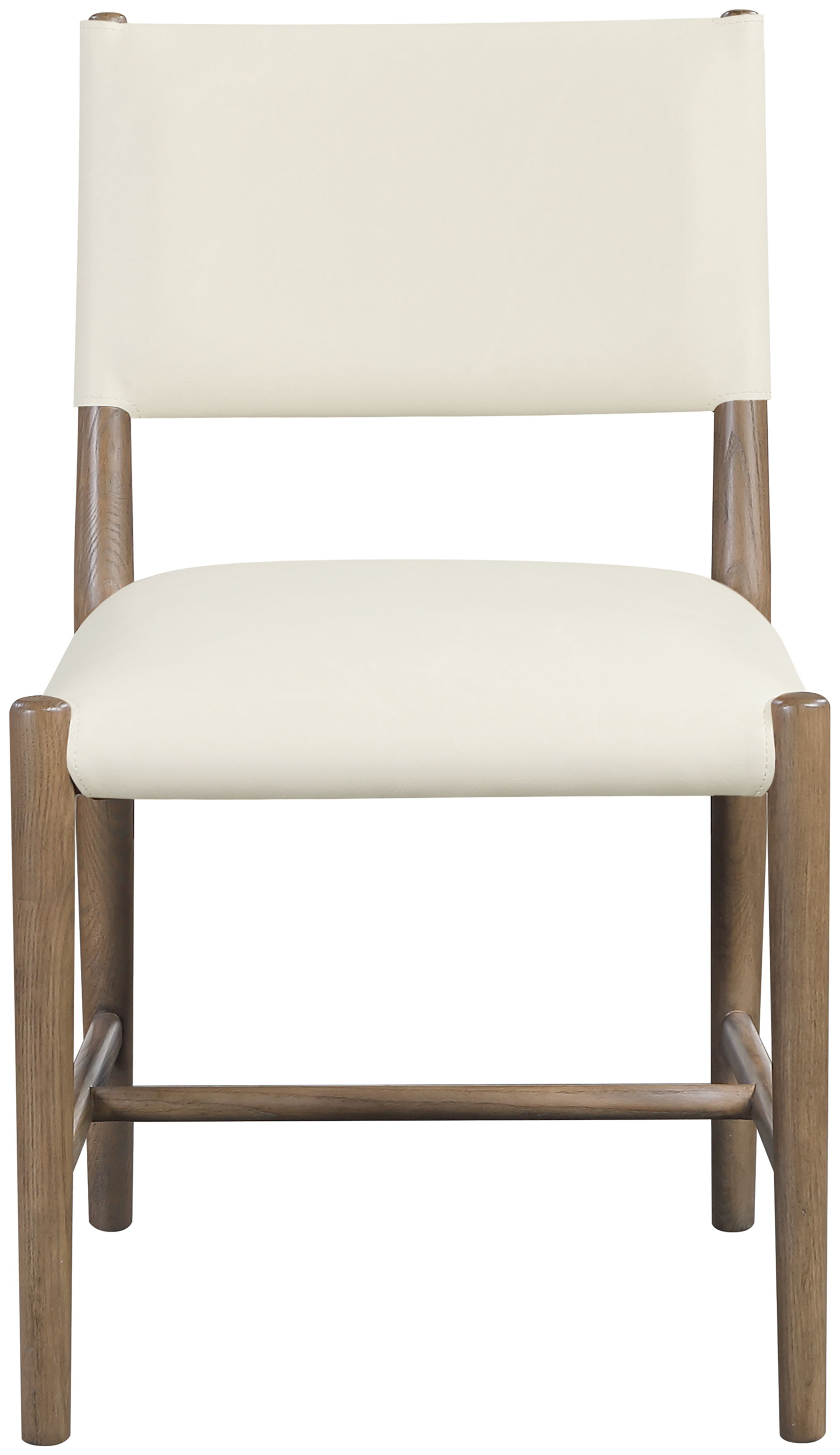 Andie - Upholstered Dining Chair Vegan Leather (Set of 2) - Cream