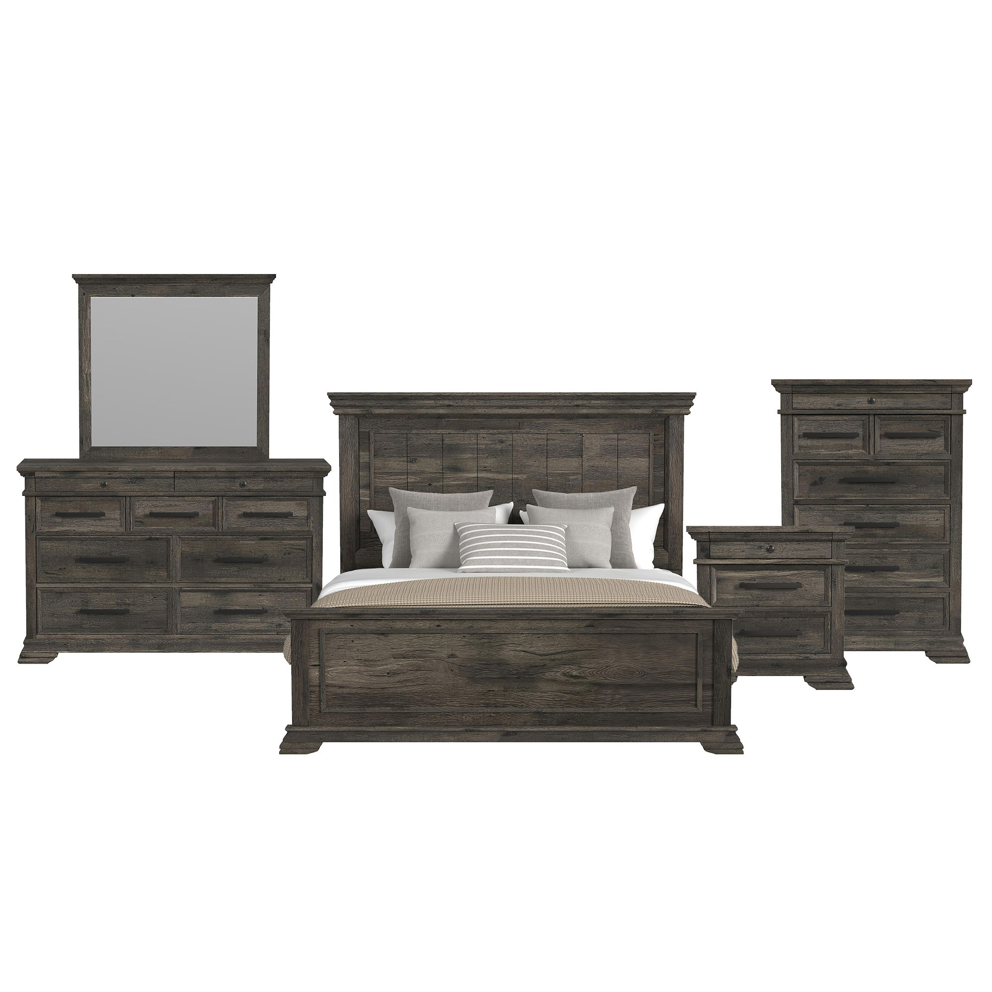 King · 5 Pc · Bedroom Set