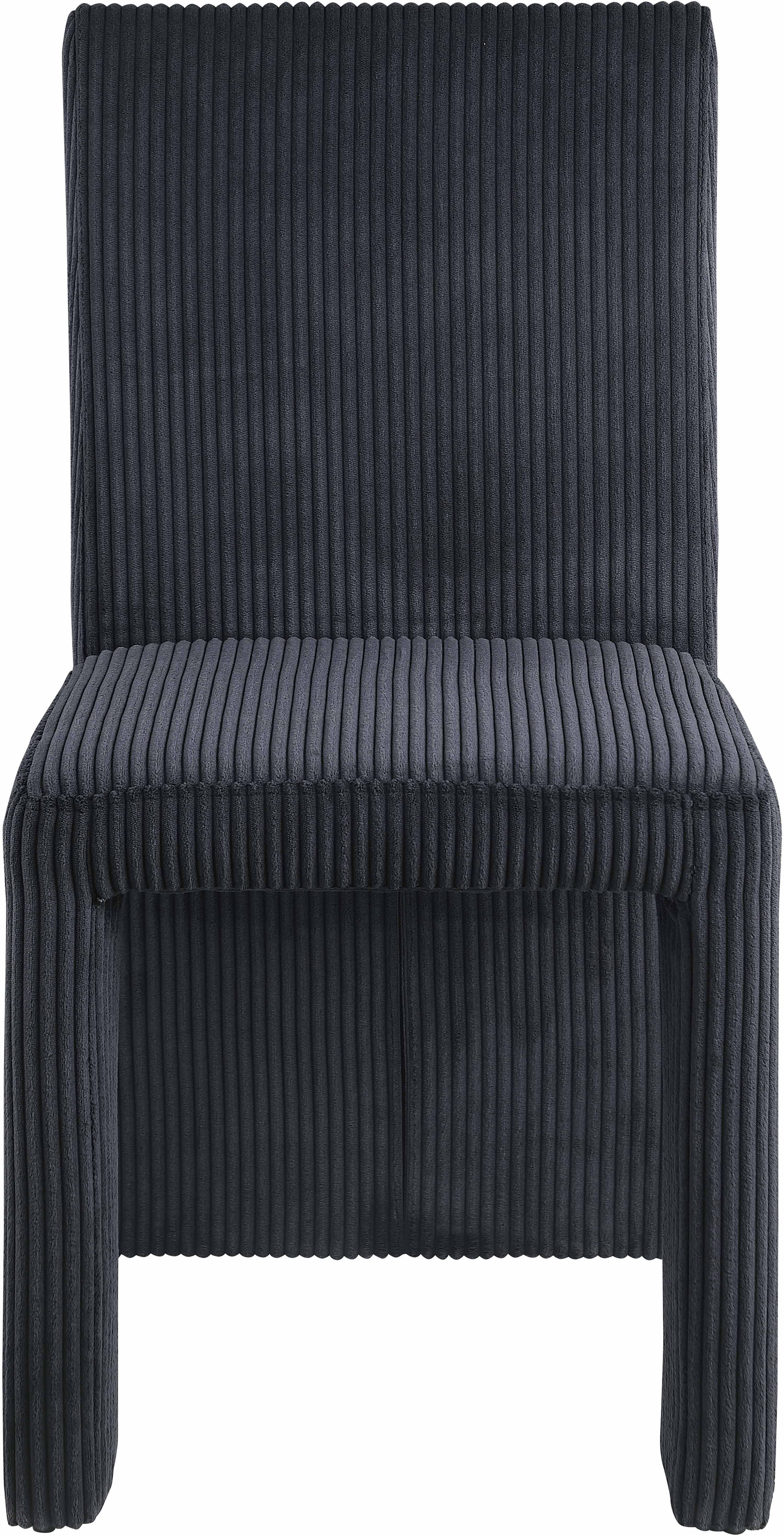 Benson - Microsuede Dining Chair (Set of 2) - Black