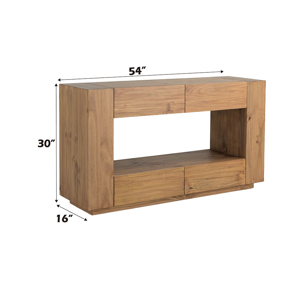 Harlan - Sofa Table - Oak, light brown, view 6