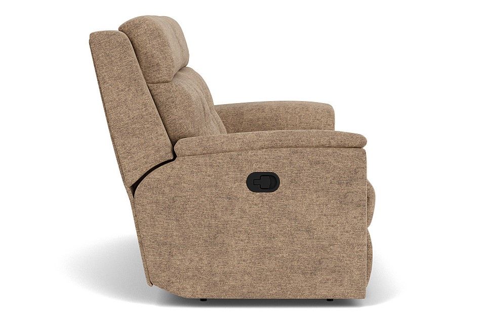 Mason - Transitional Fabric Reclining Loveseat, light brown, view 6