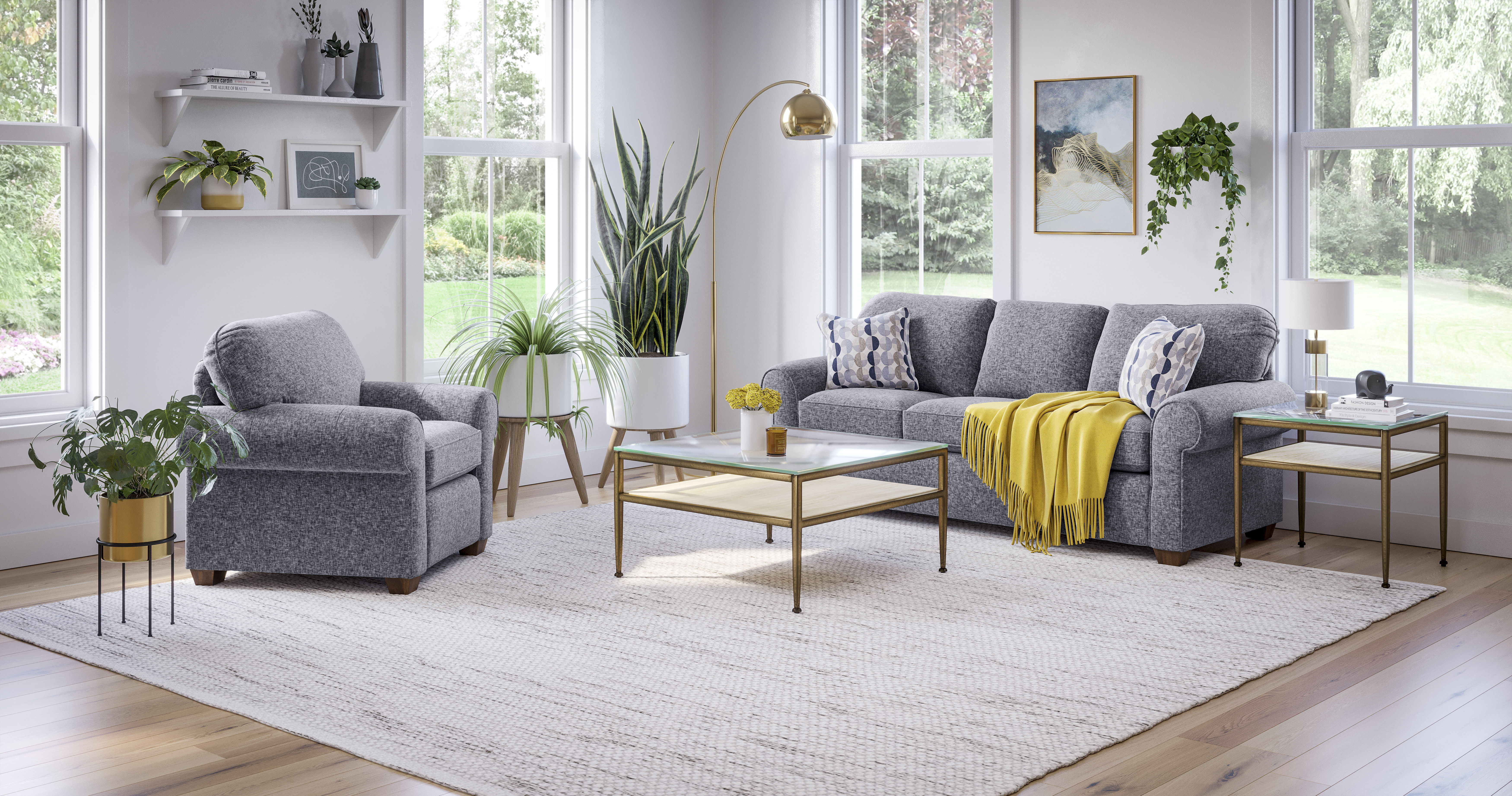 Thornton - Fabric Sofa, beige