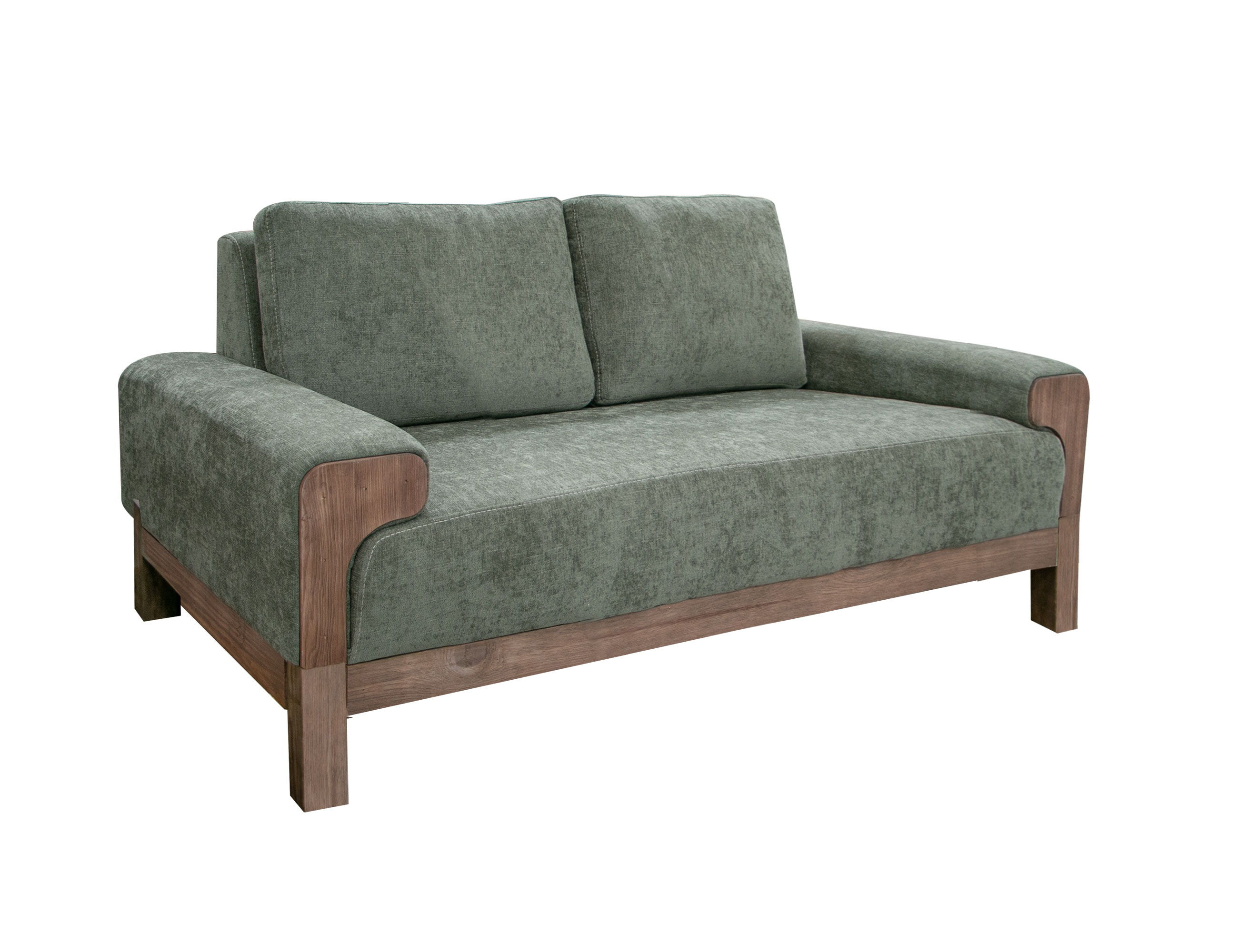 International Furniture Direct Sedona - Loveseat - Olive Green