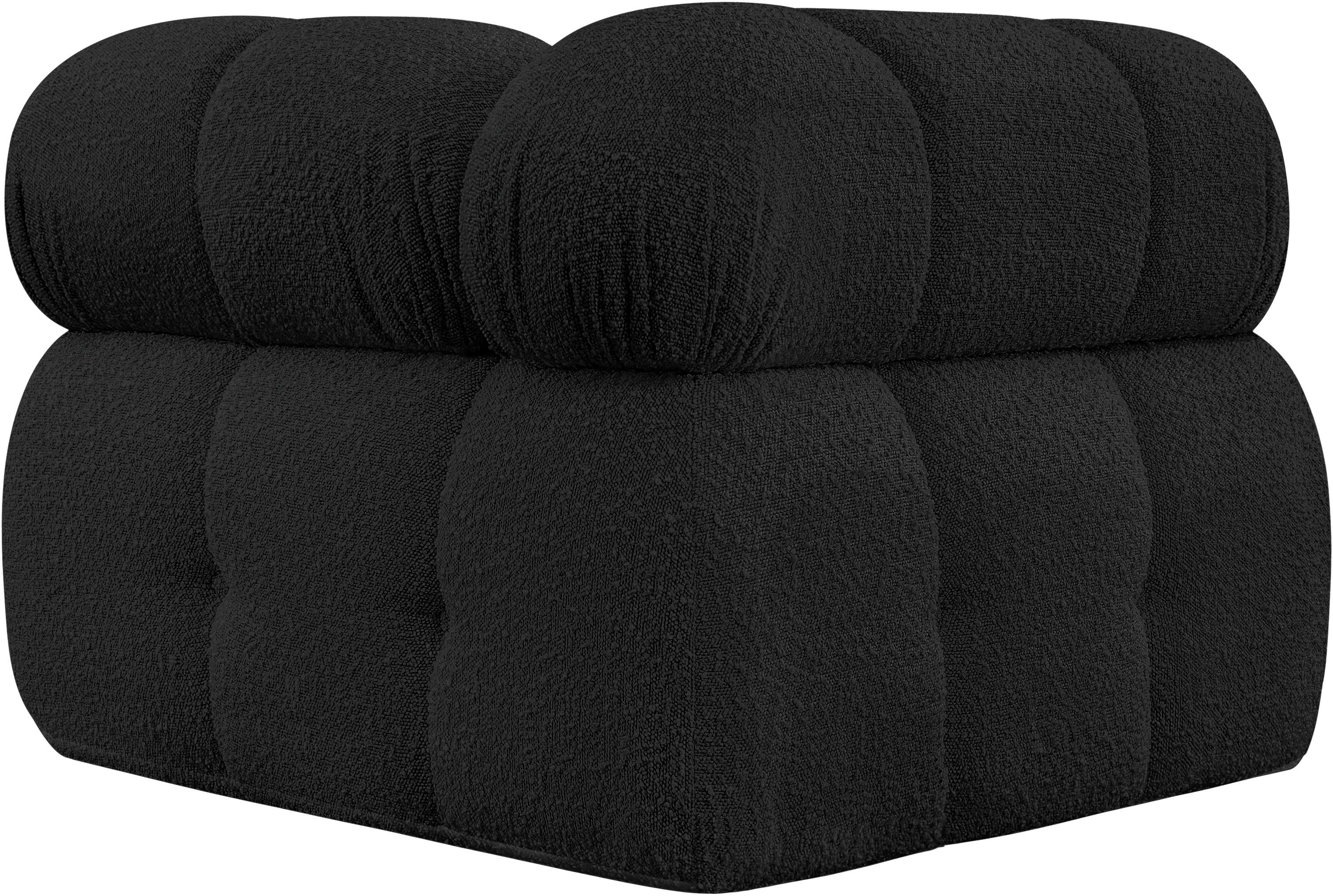 Ames - Corner Chair - Black