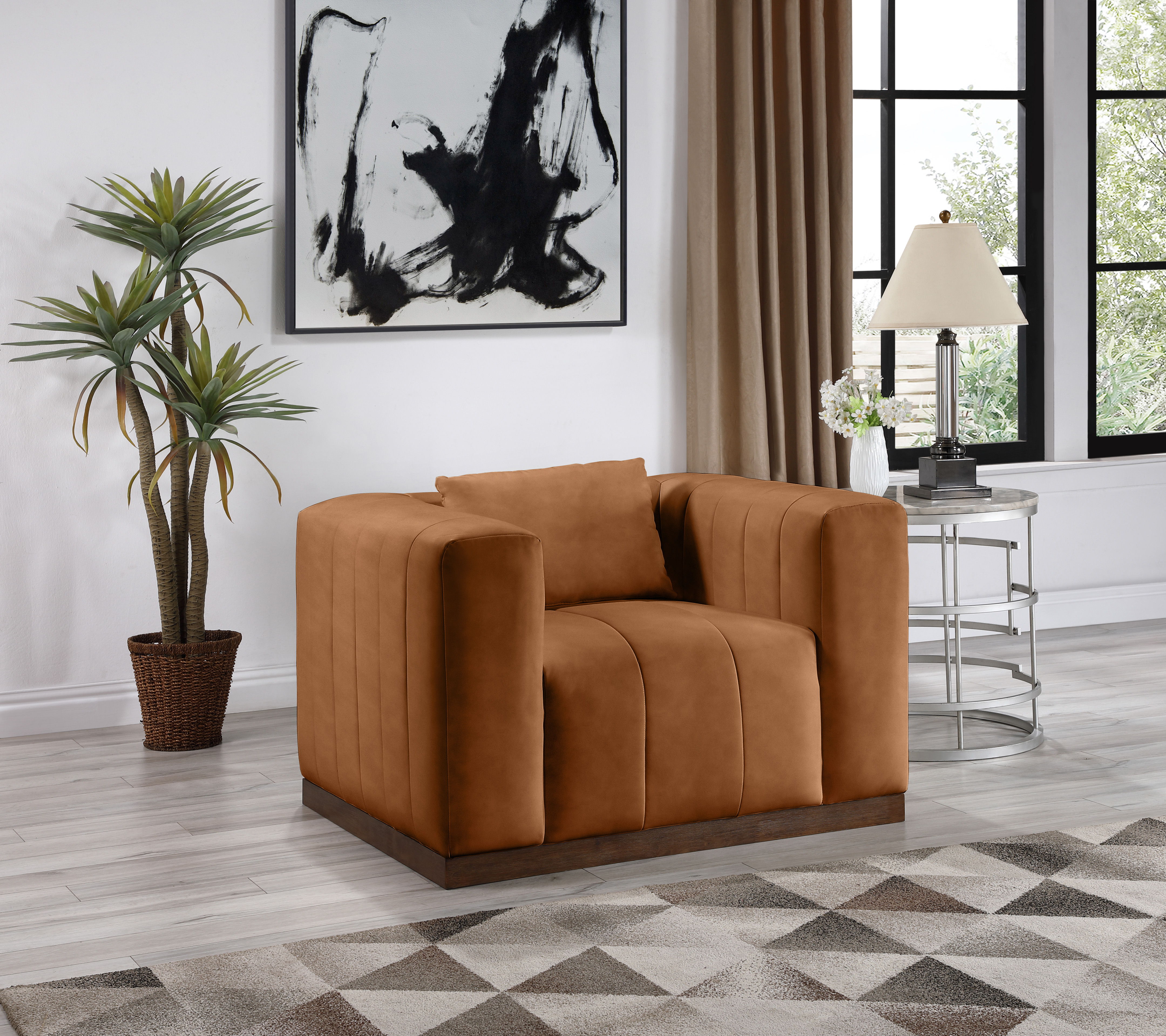 Mallina - Chair - Cognac