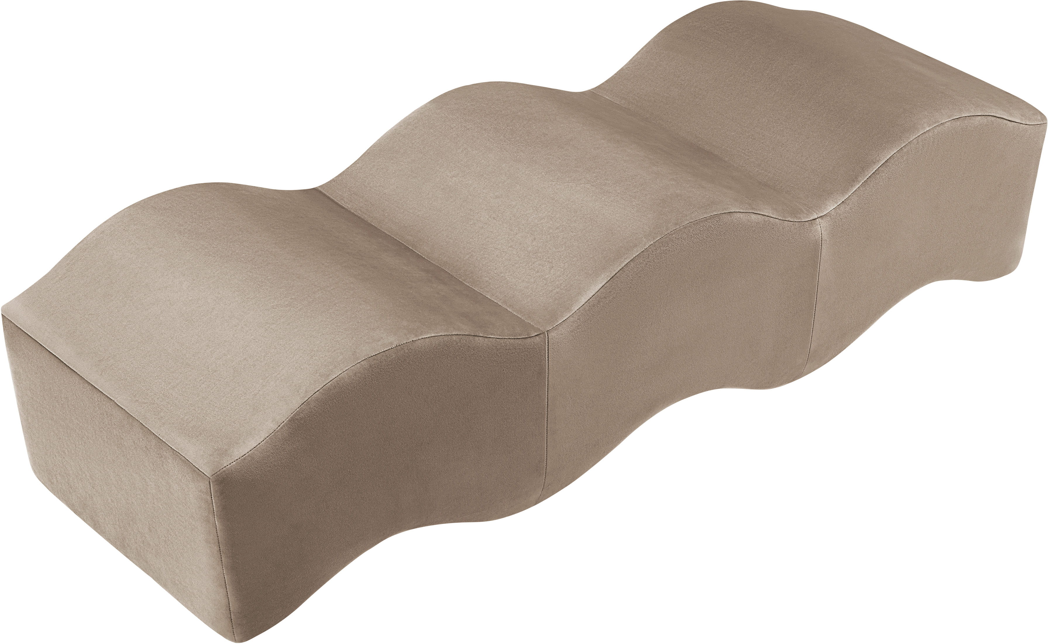 Wave - Bench - Taupe